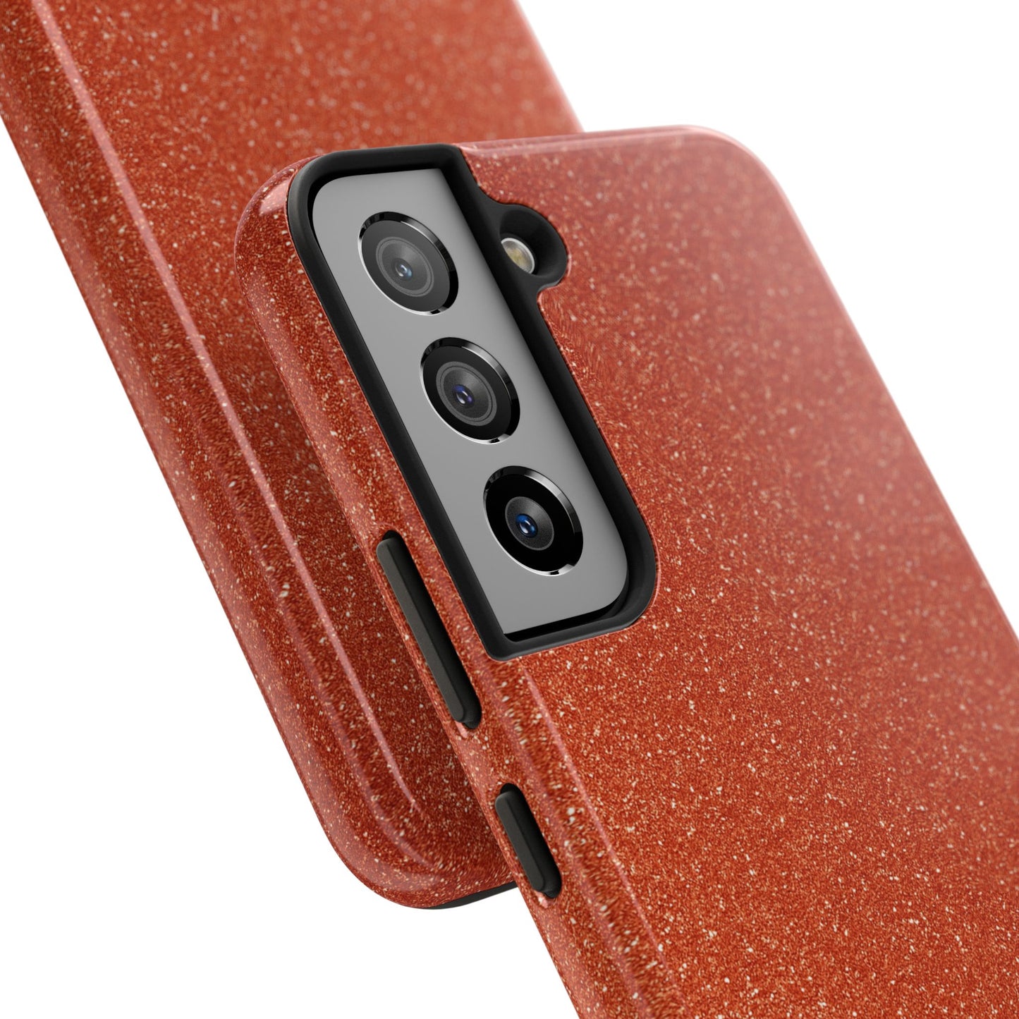 Orange Glitter Phone Case