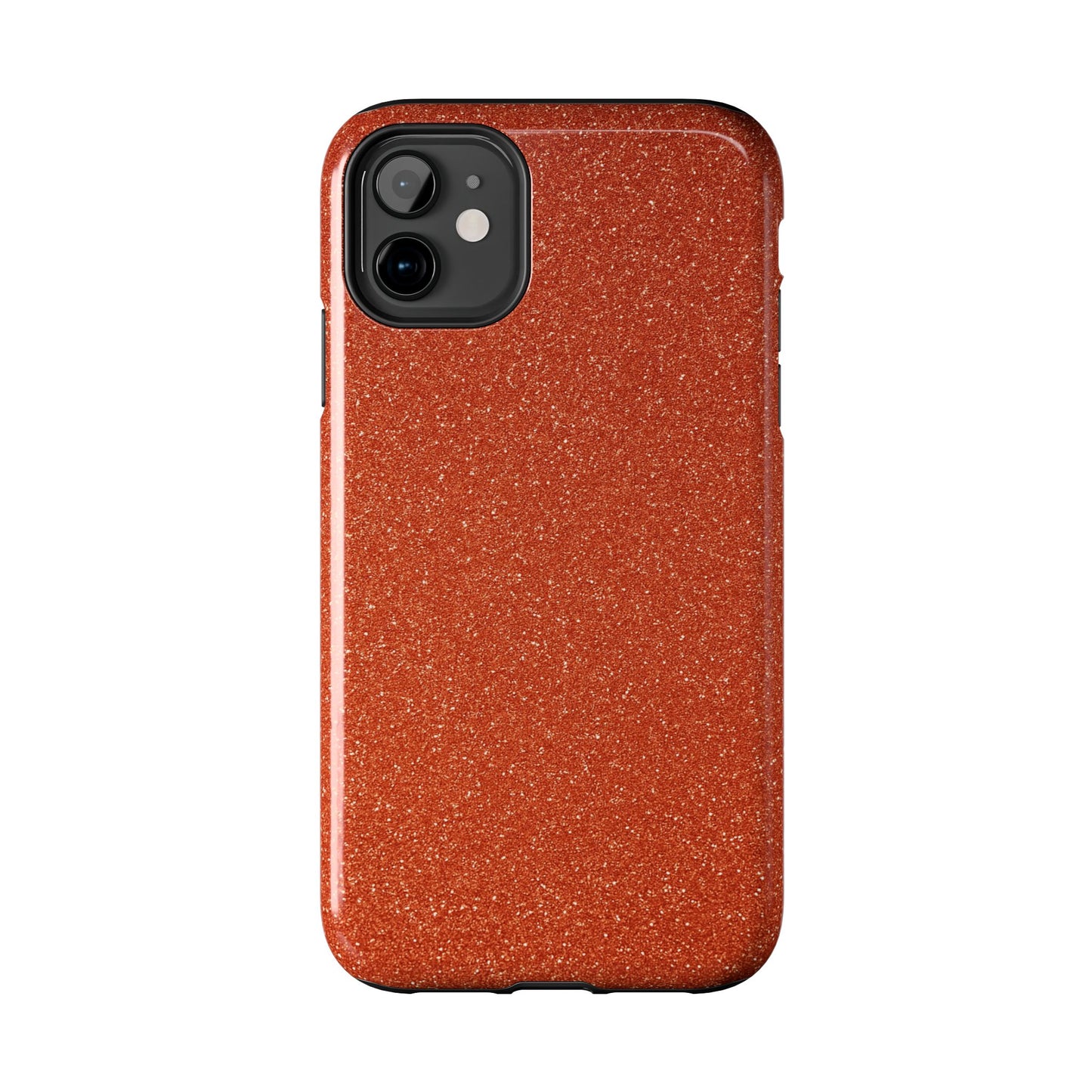 Orange Glitter Phone Case