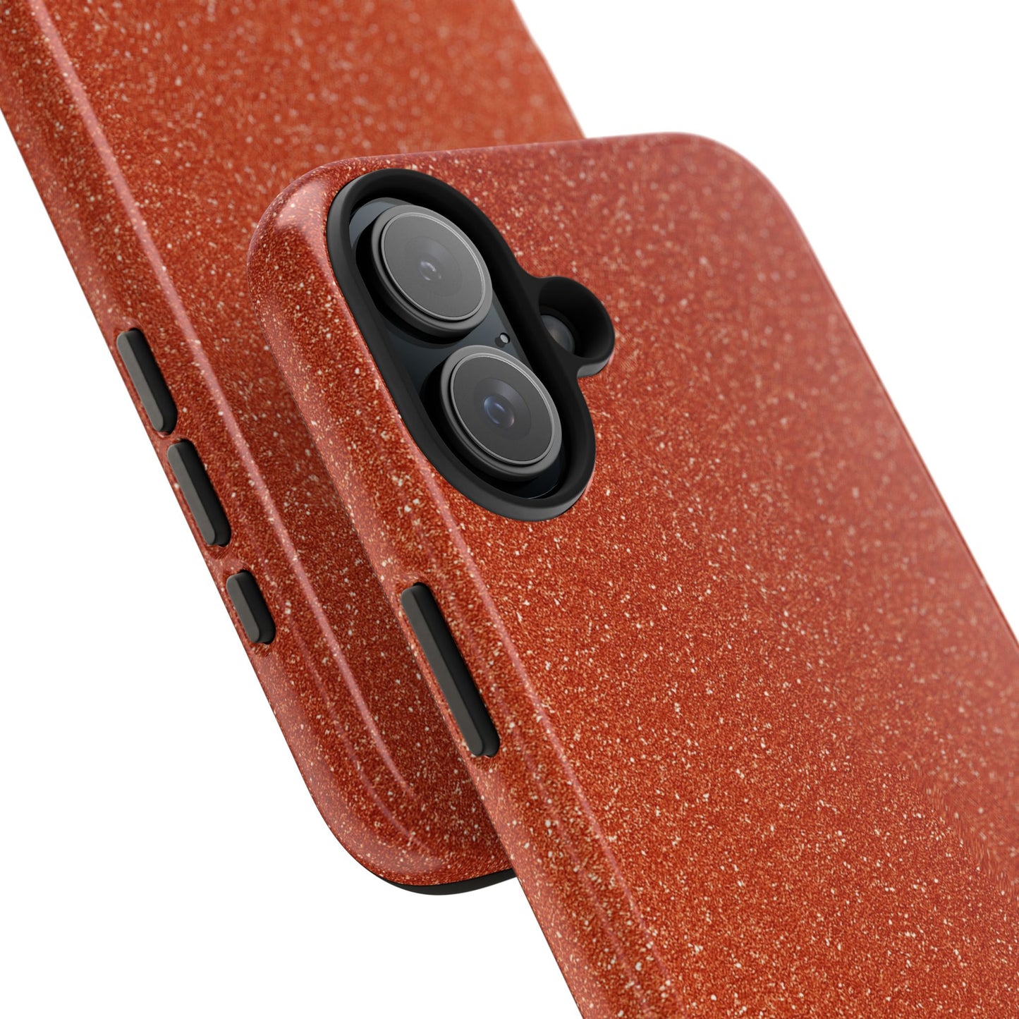Orange Glitter Phone Case