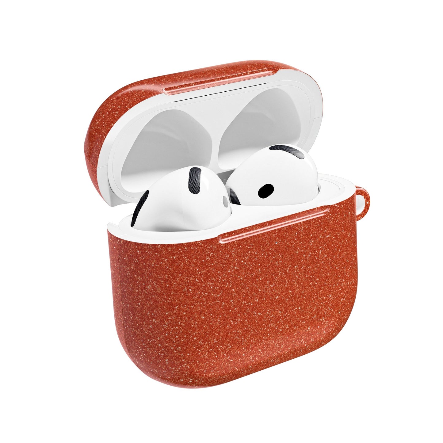 Orange Glitter AirPod Case