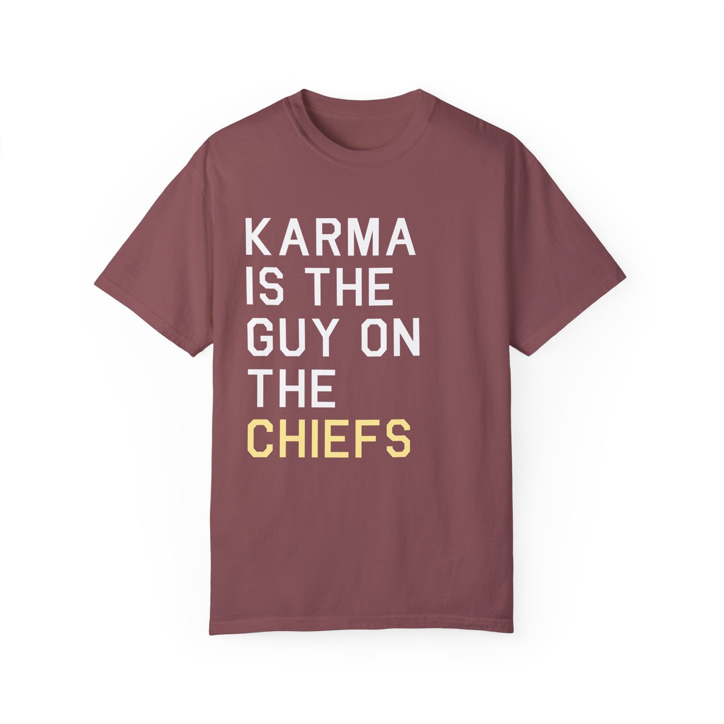 Karma is the Guy on the Chiefs Eras Tee