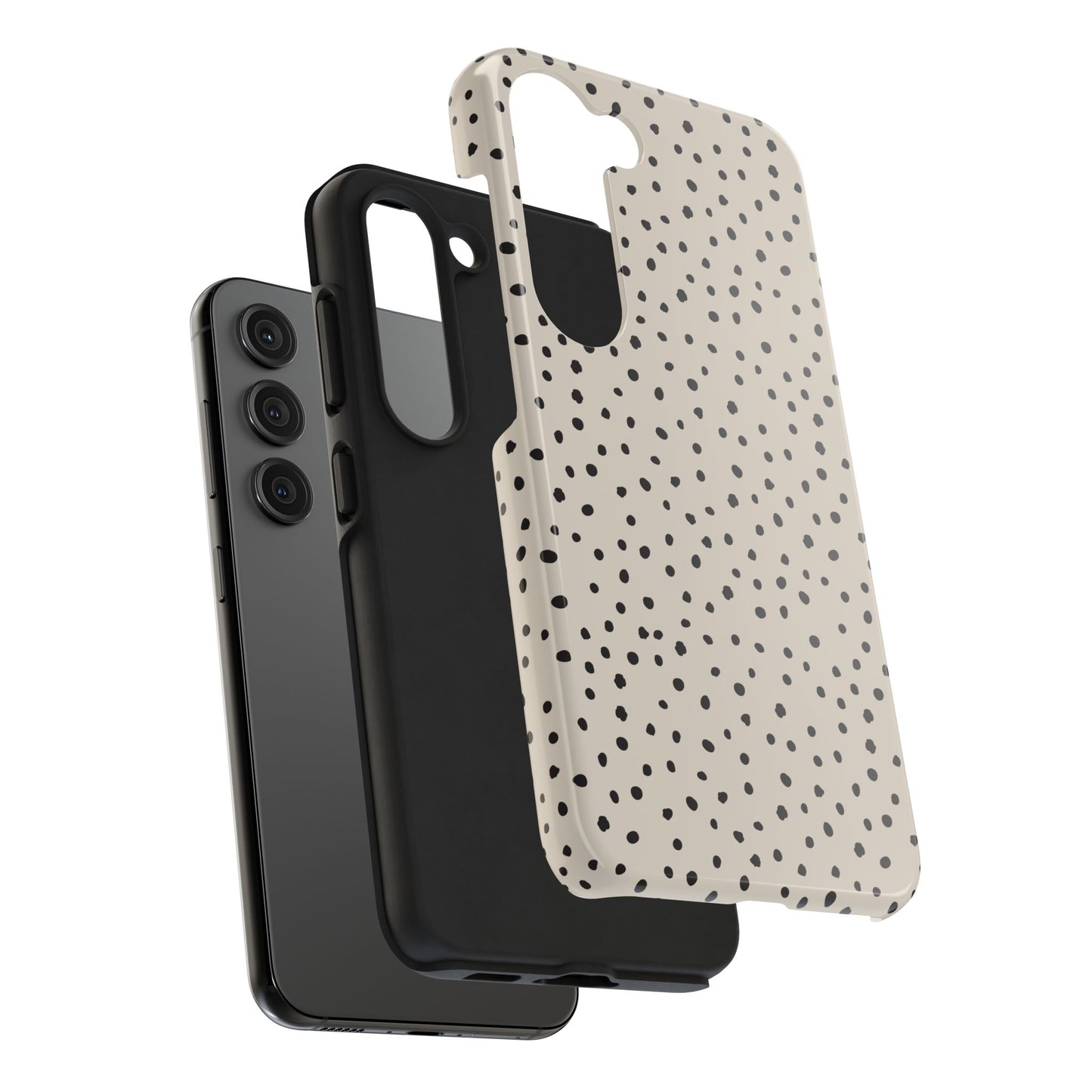 Black Polka Dots Phone Case