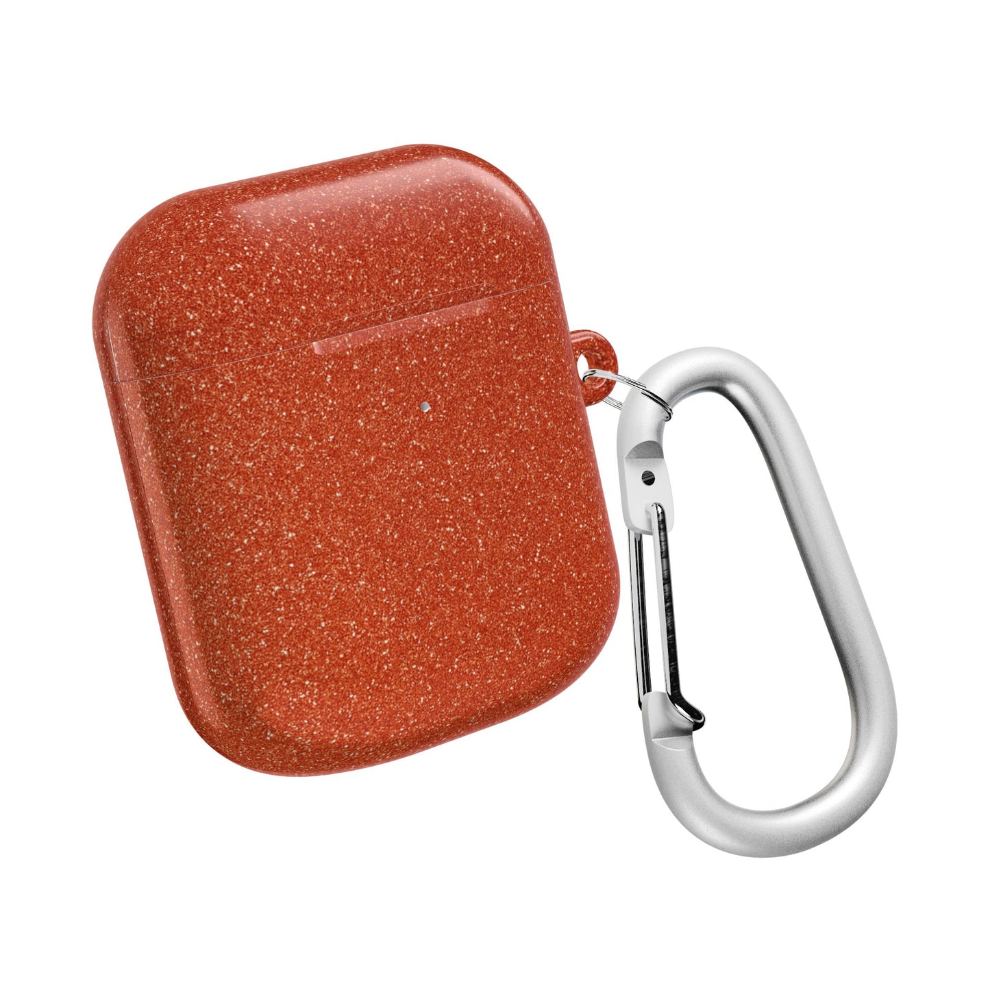 Orange Glitter AirPod Case