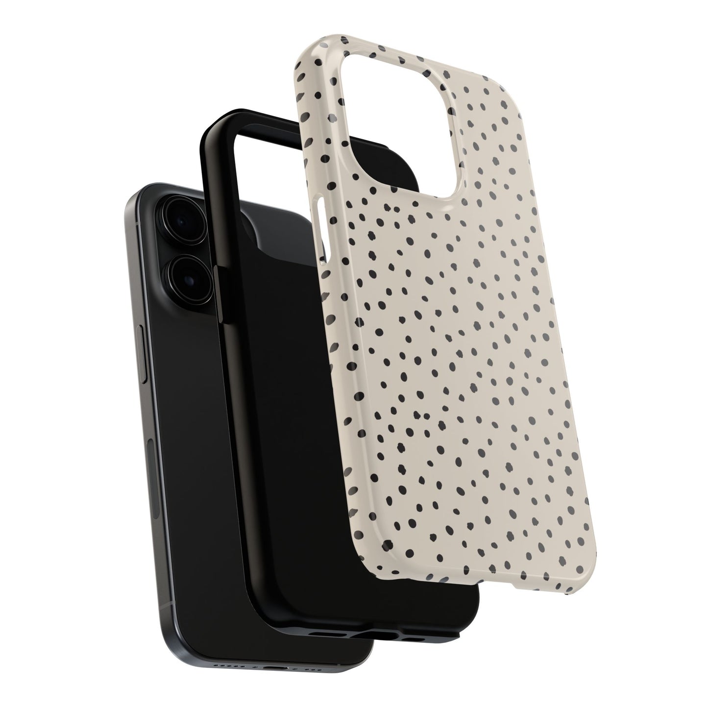 Black Polka Dots Phone Case