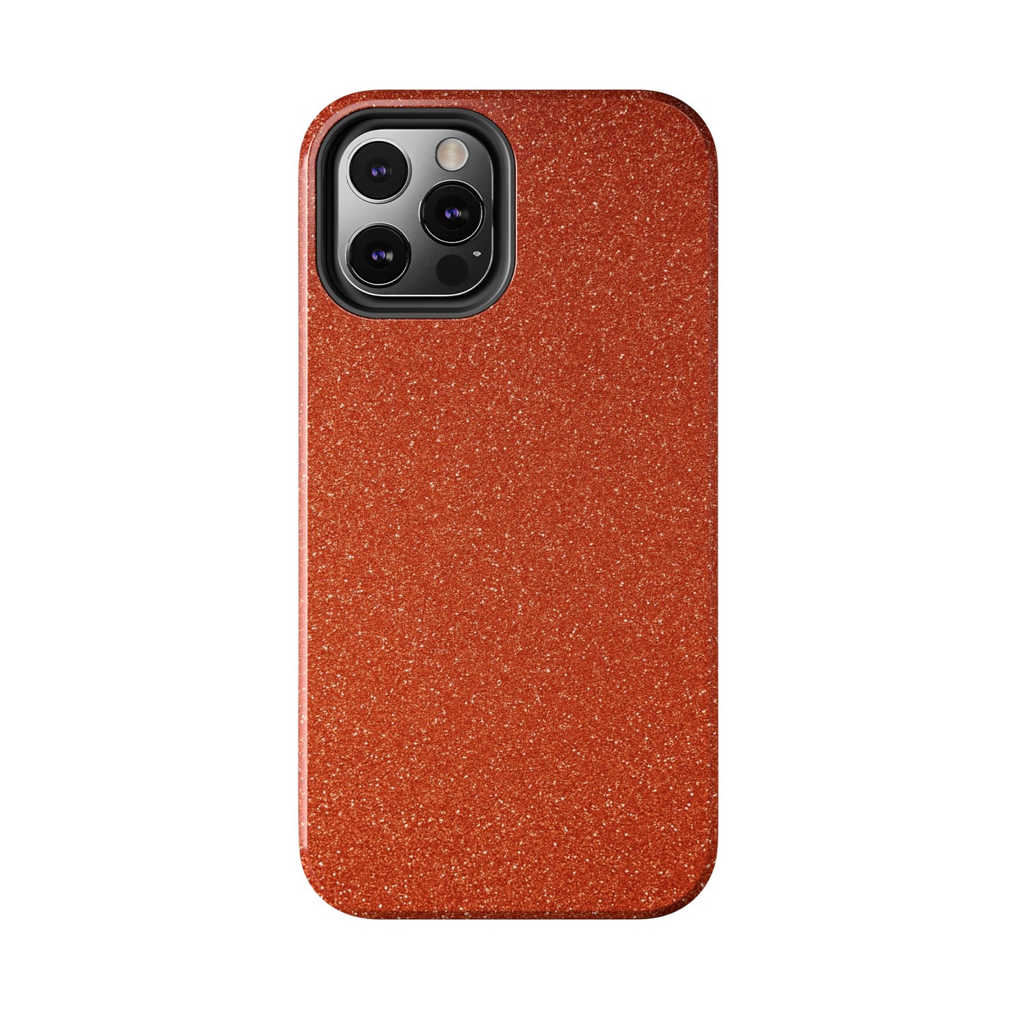 Orange Glitter Phone Case