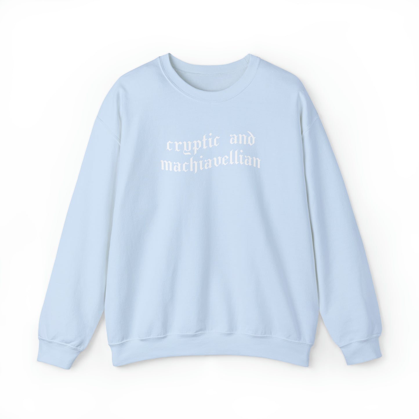 Cryptic and Machiavellian Crewneck