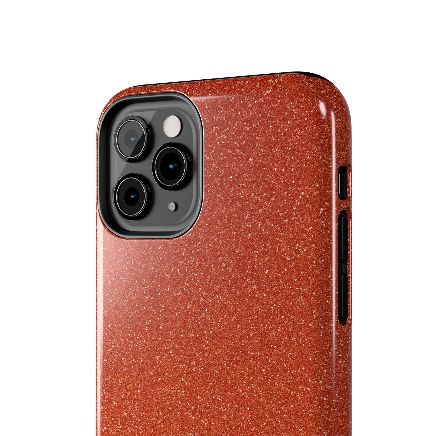 Orange Glitter Phone Case