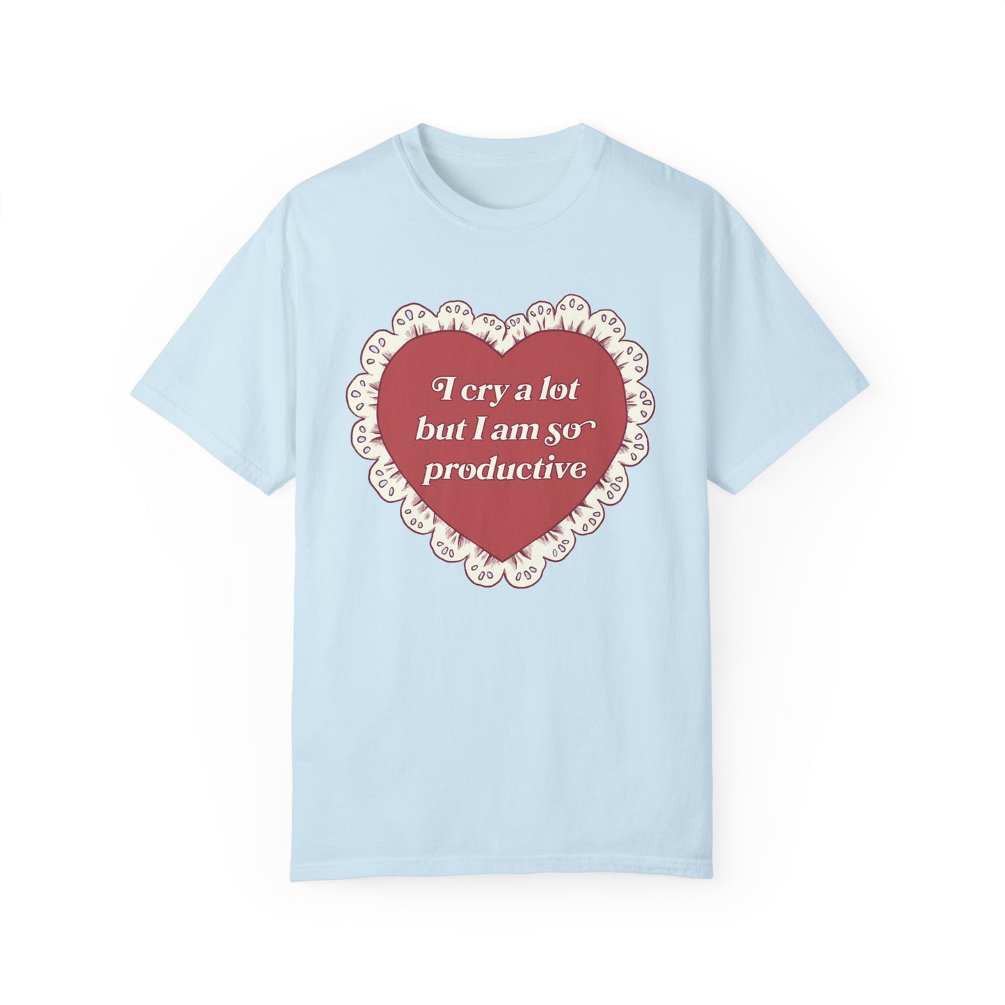 So Productive Lace Heart Shirt