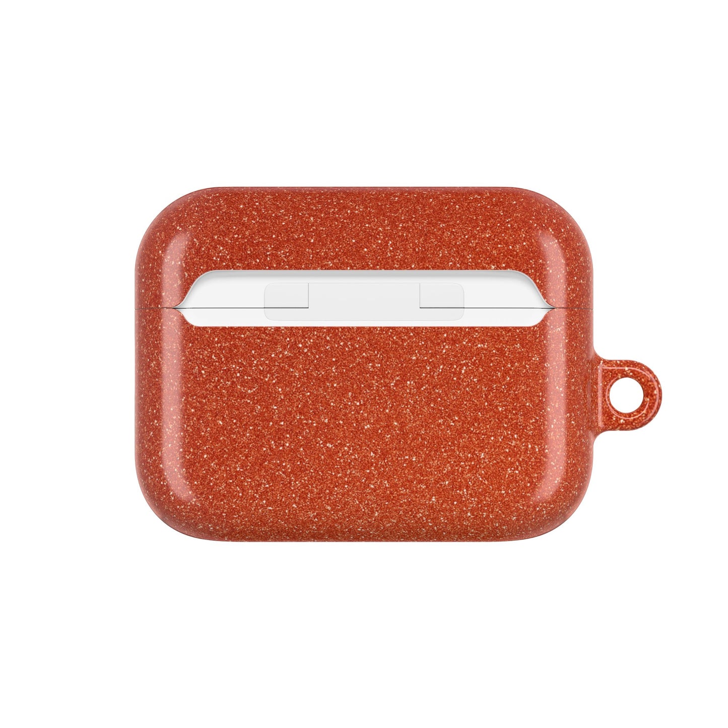 Orange Glitter AirPod Case