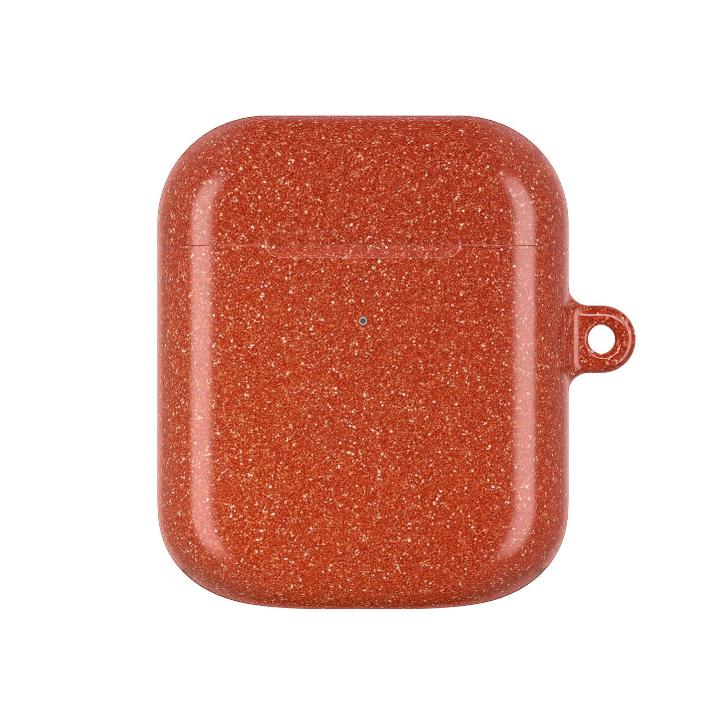 Orange Glitter AirPod Case