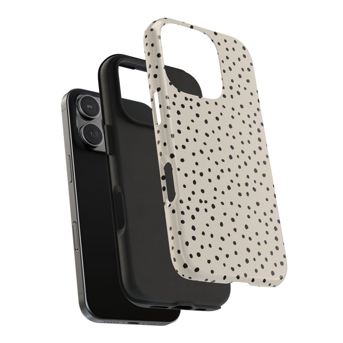 Black Polka Dots Phone Case
