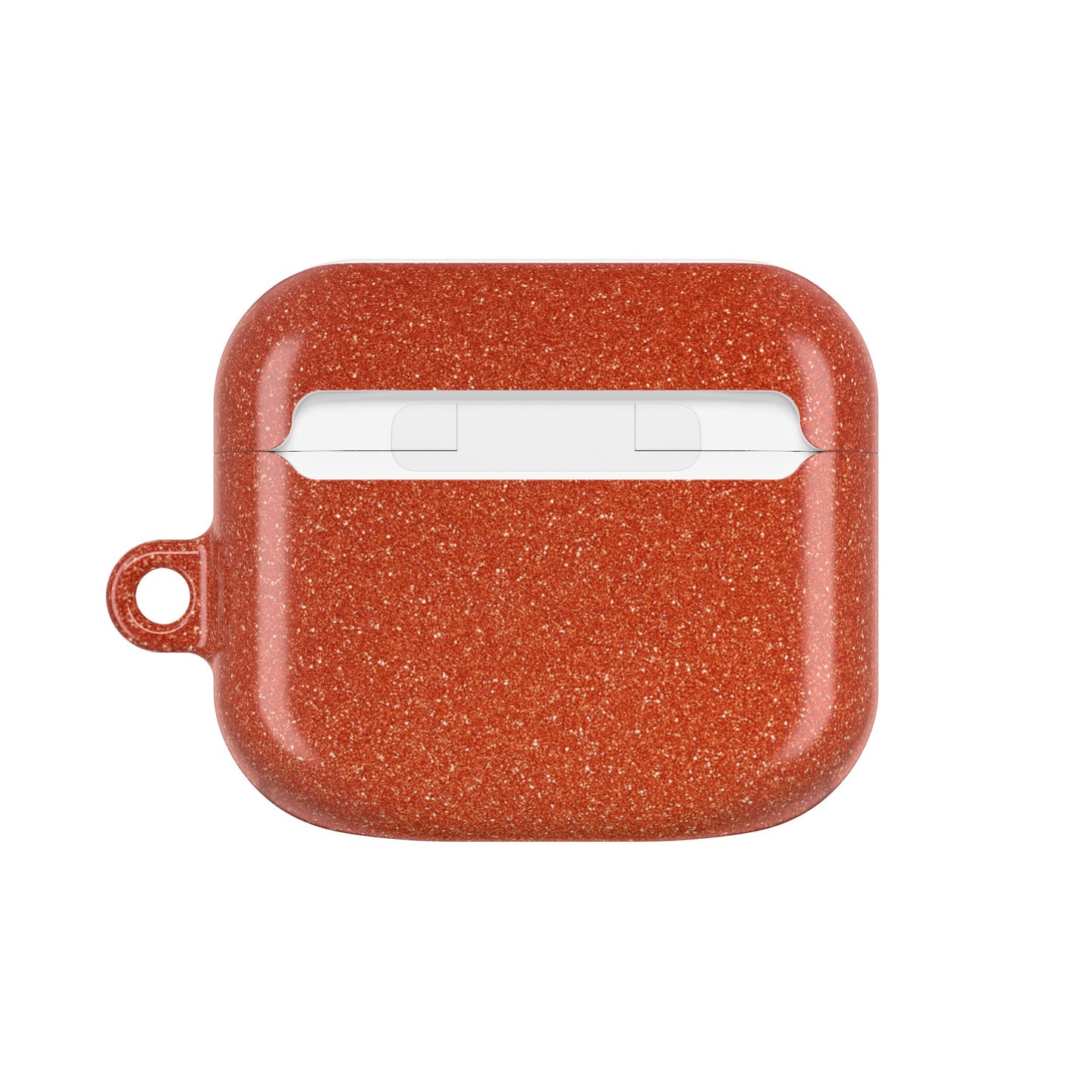 Orange Glitter AirPod Case