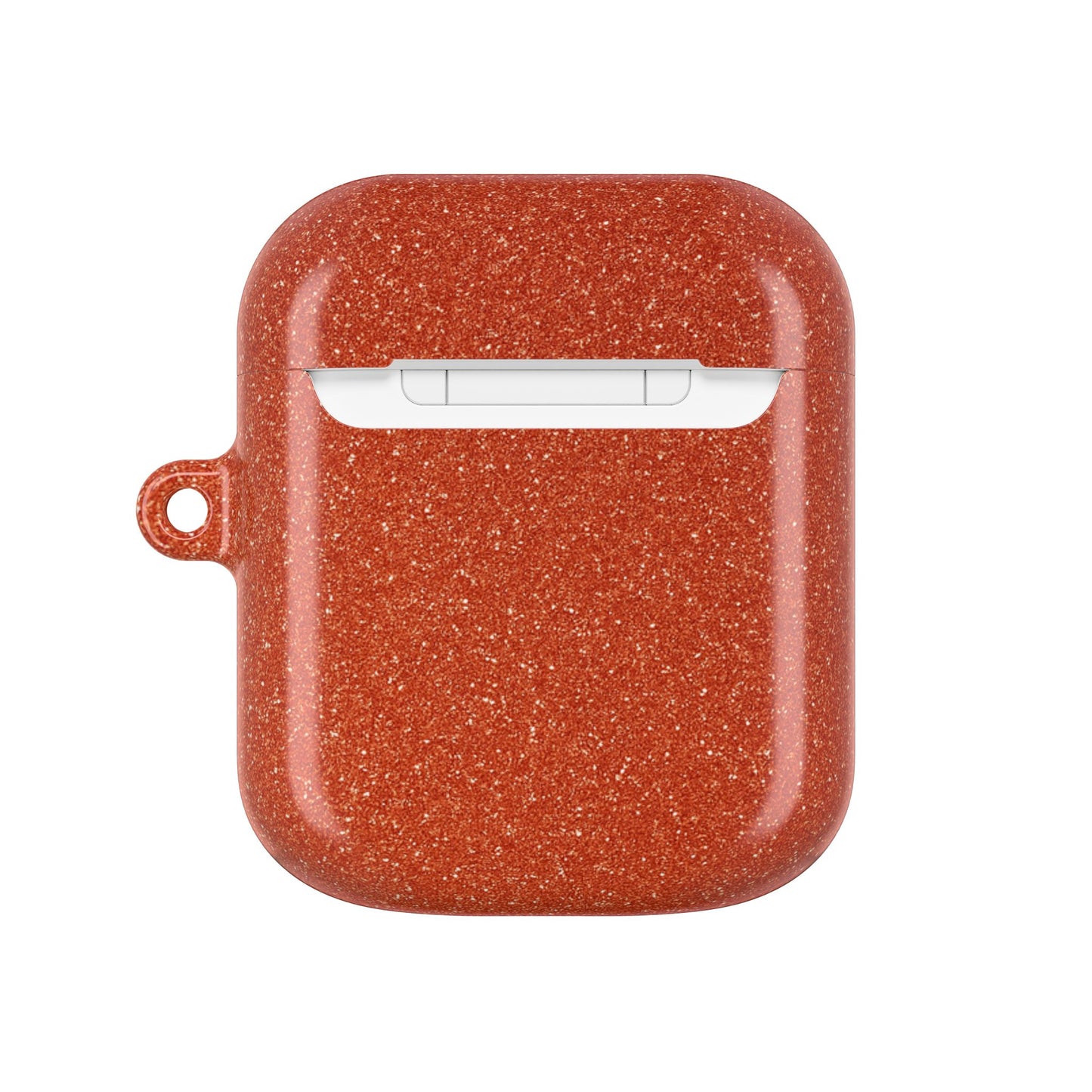 Orange Glitter AirPod Case
