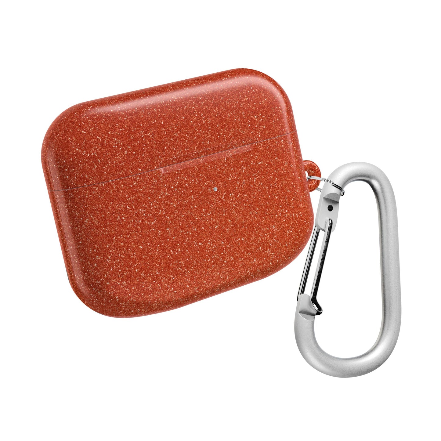 Orange Glitter AirPod Case