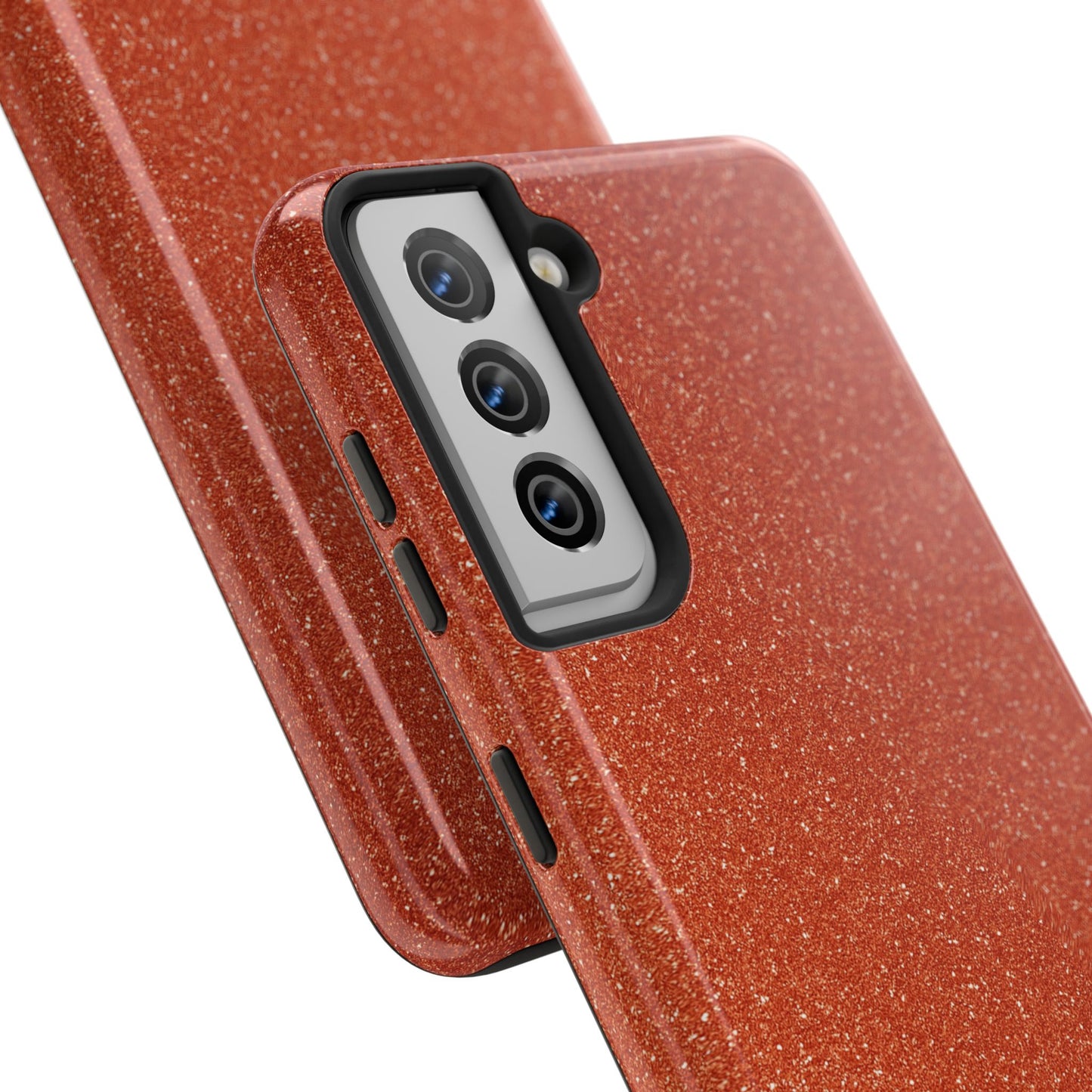 Orange Glitter Phone Case