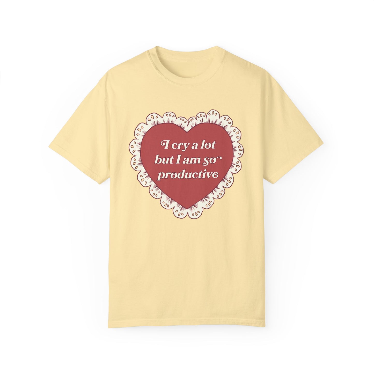 So Productive Lace Heart Shirt