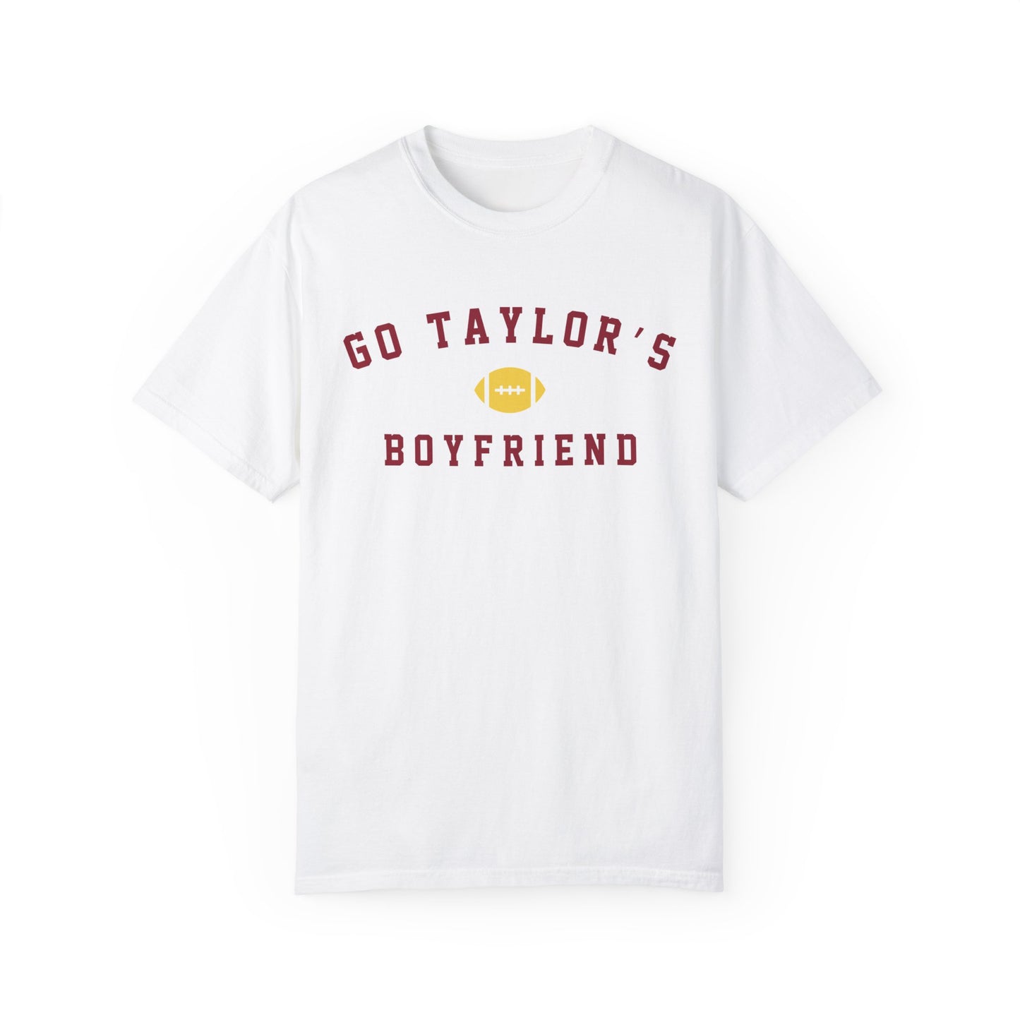 Go Taylor's Boyfriend Jersey Tee (Front and Back)