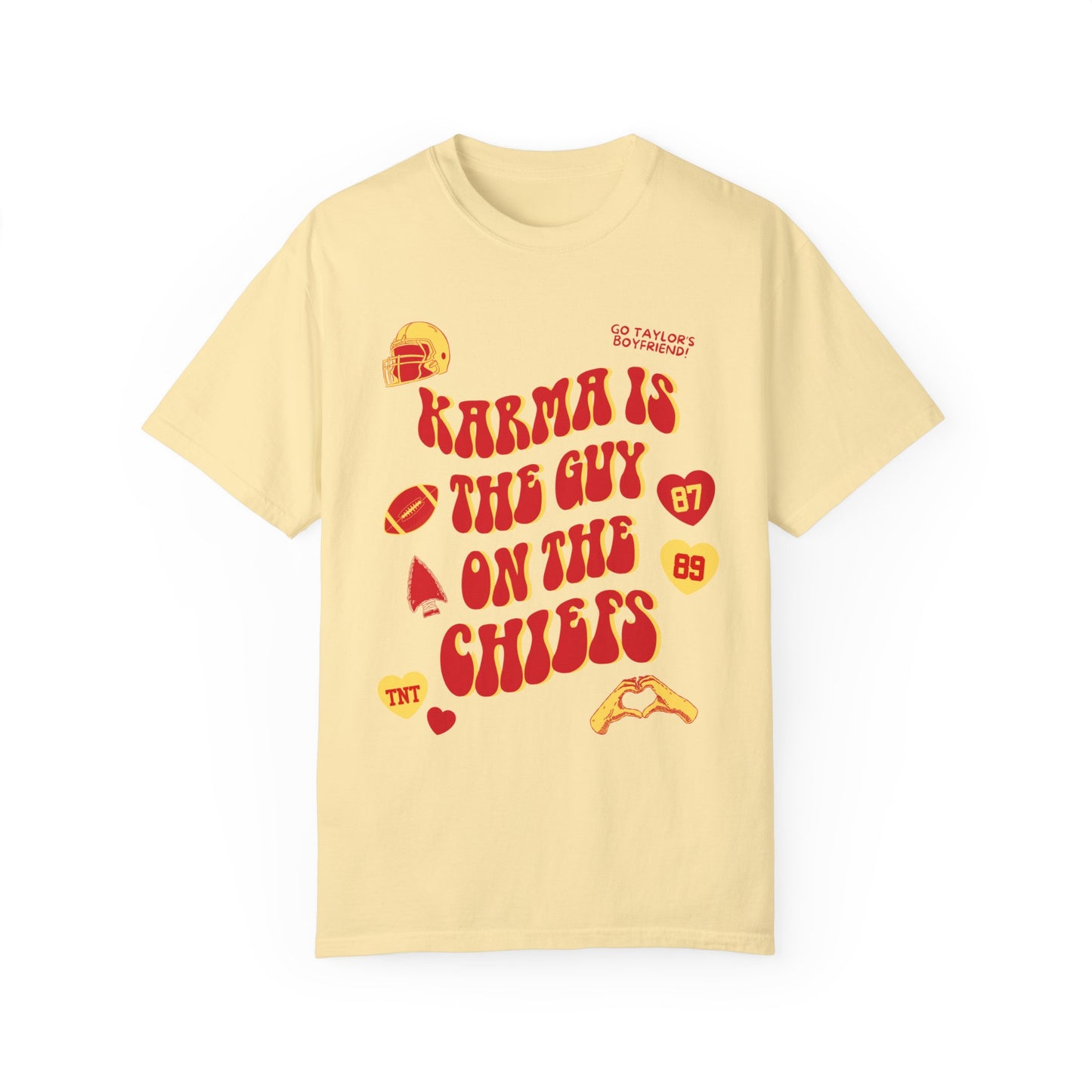 Karma is the Guy on the Chiefs Shirt