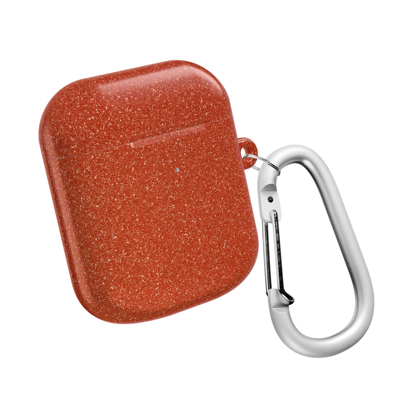 Orange Glitter AirPod Case