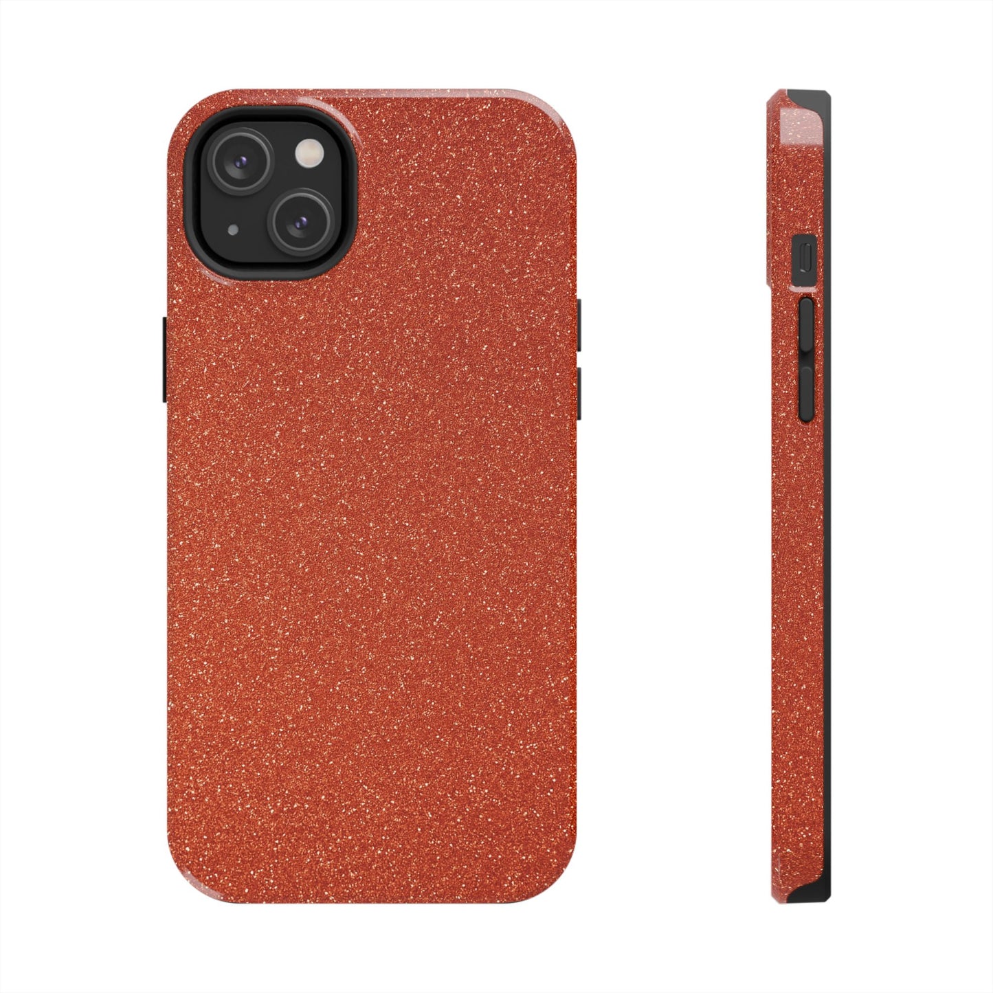 Orange Glitter Phone Case