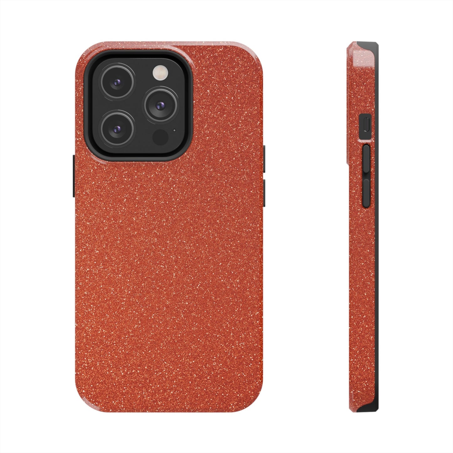 Orange Glitter Phone Case