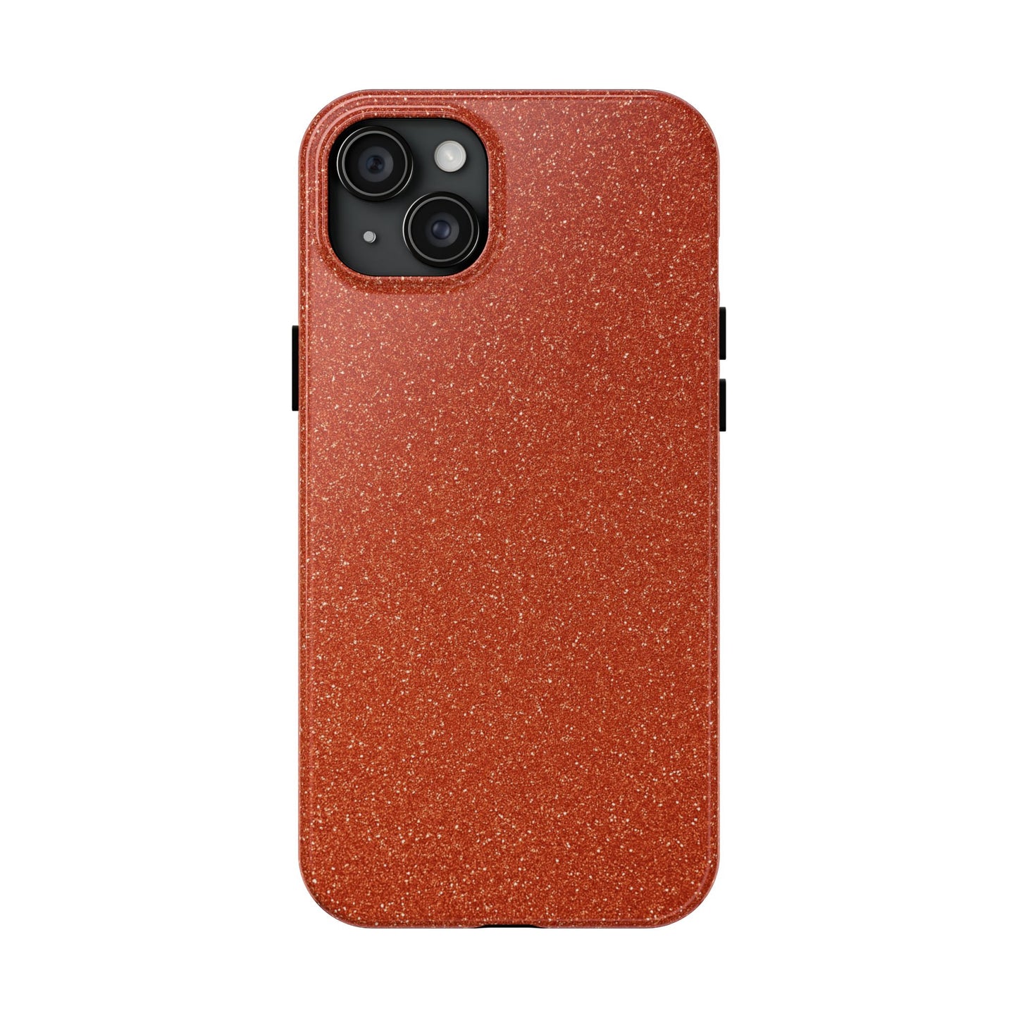 Orange Glitter Phone Case