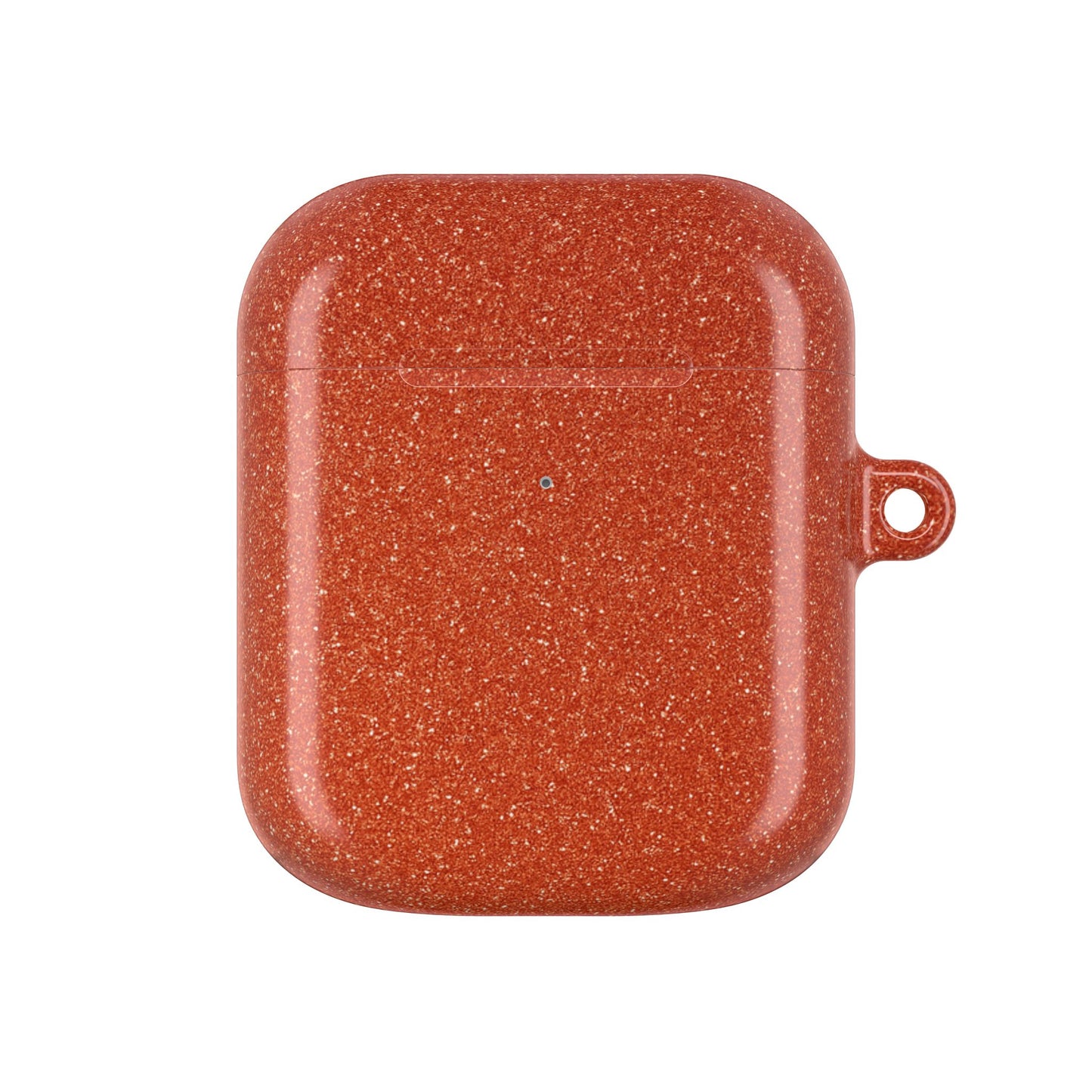 Orange Glitter AirPod Case