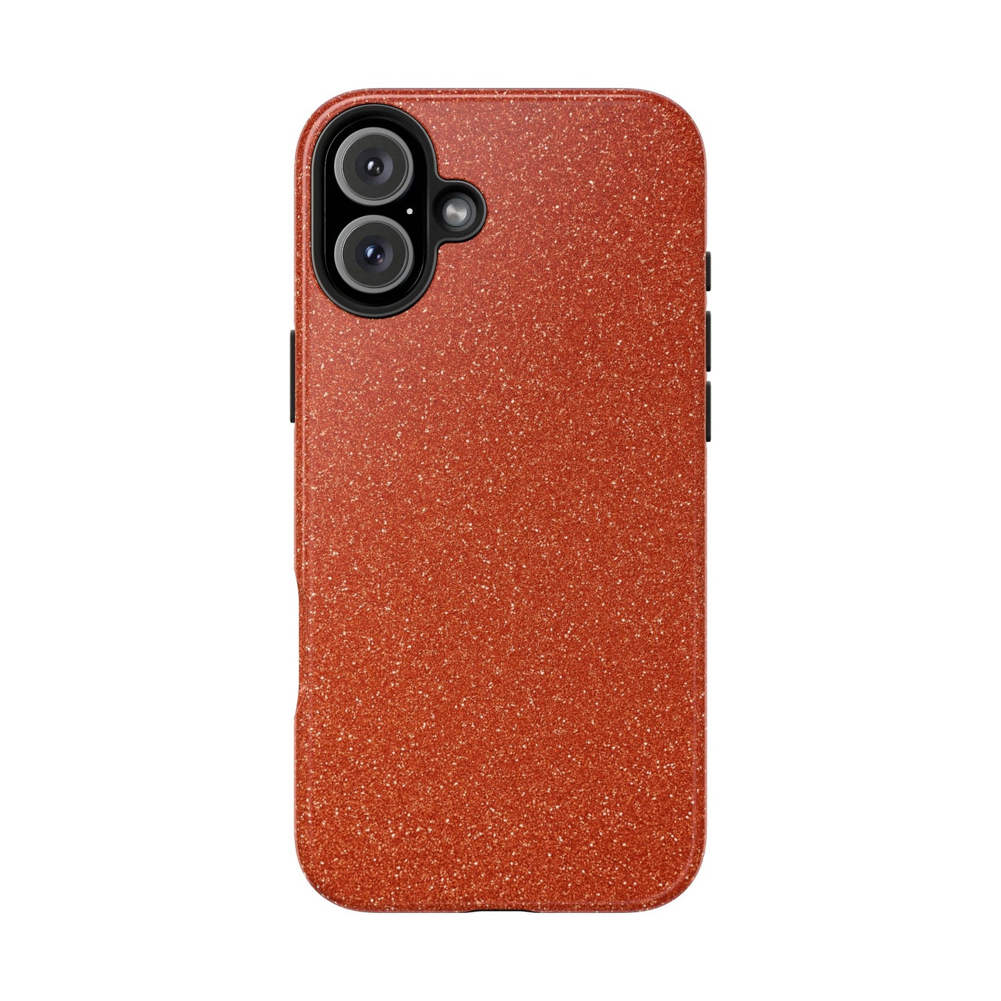 Orange Glitter Phone Case