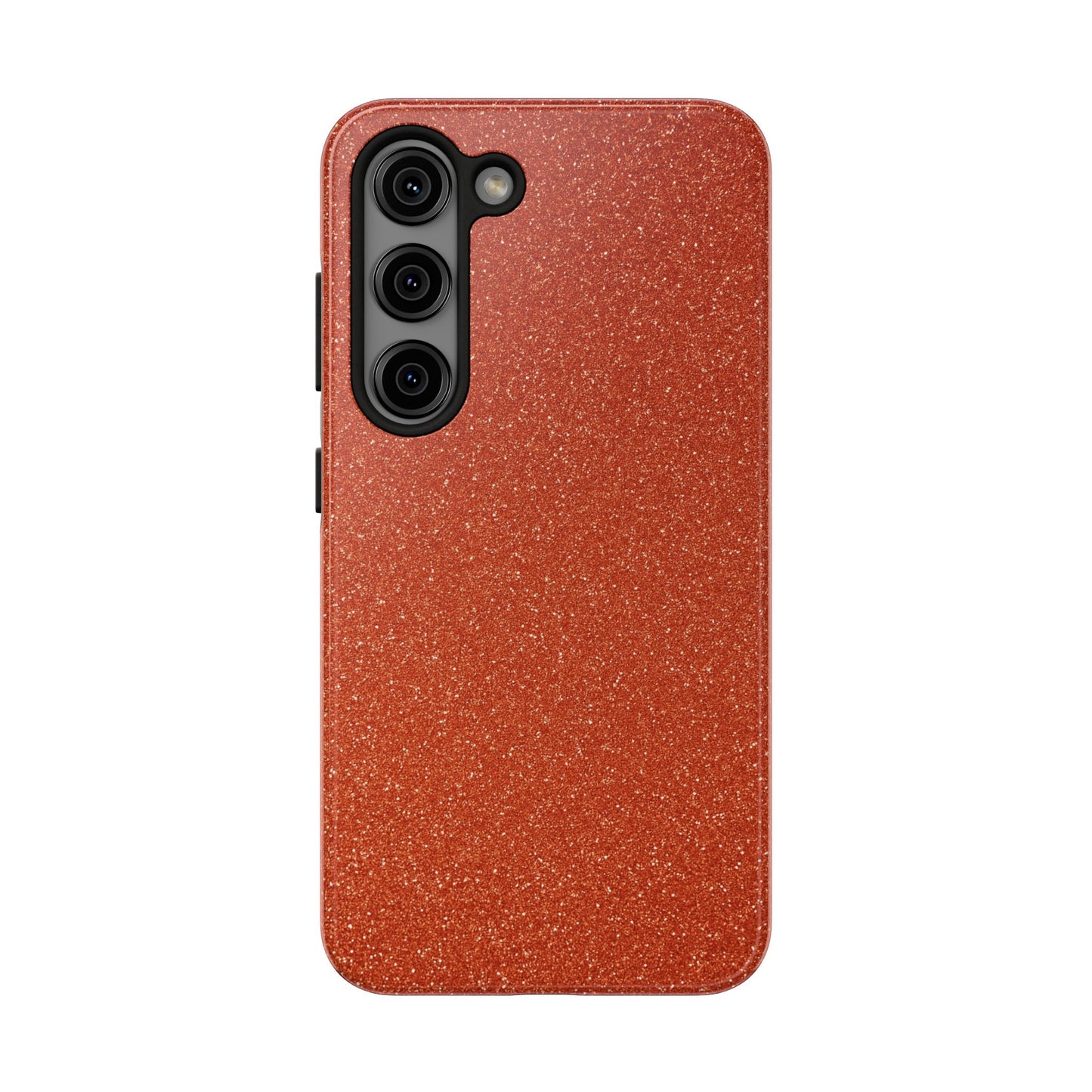Orange Glitter Phone Case