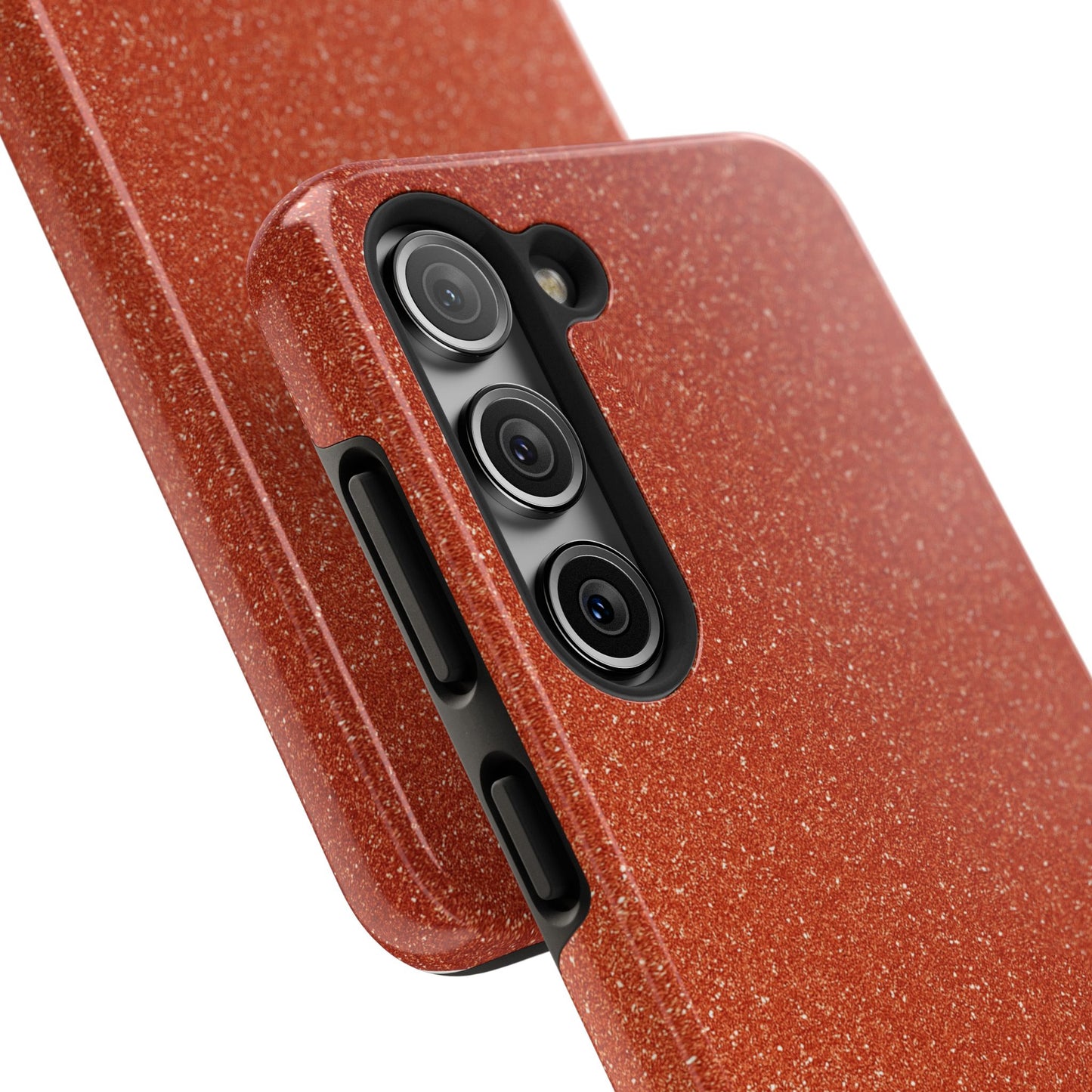 Orange Glitter Phone Case