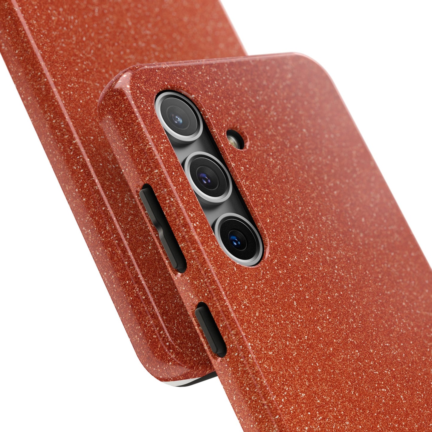 Orange Glitter Phone Case