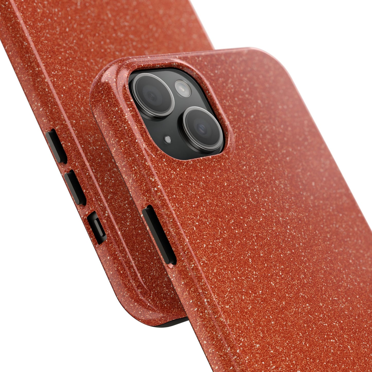 Orange Glitter Phone Case