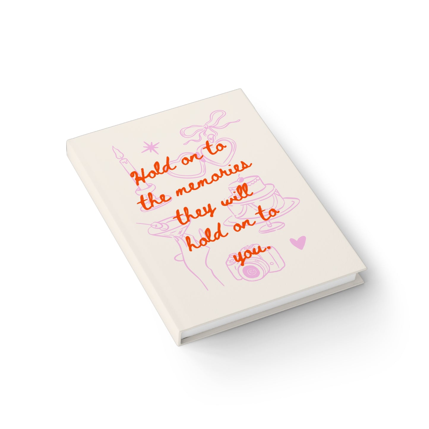 Hold on to the Memories Journal – Pink