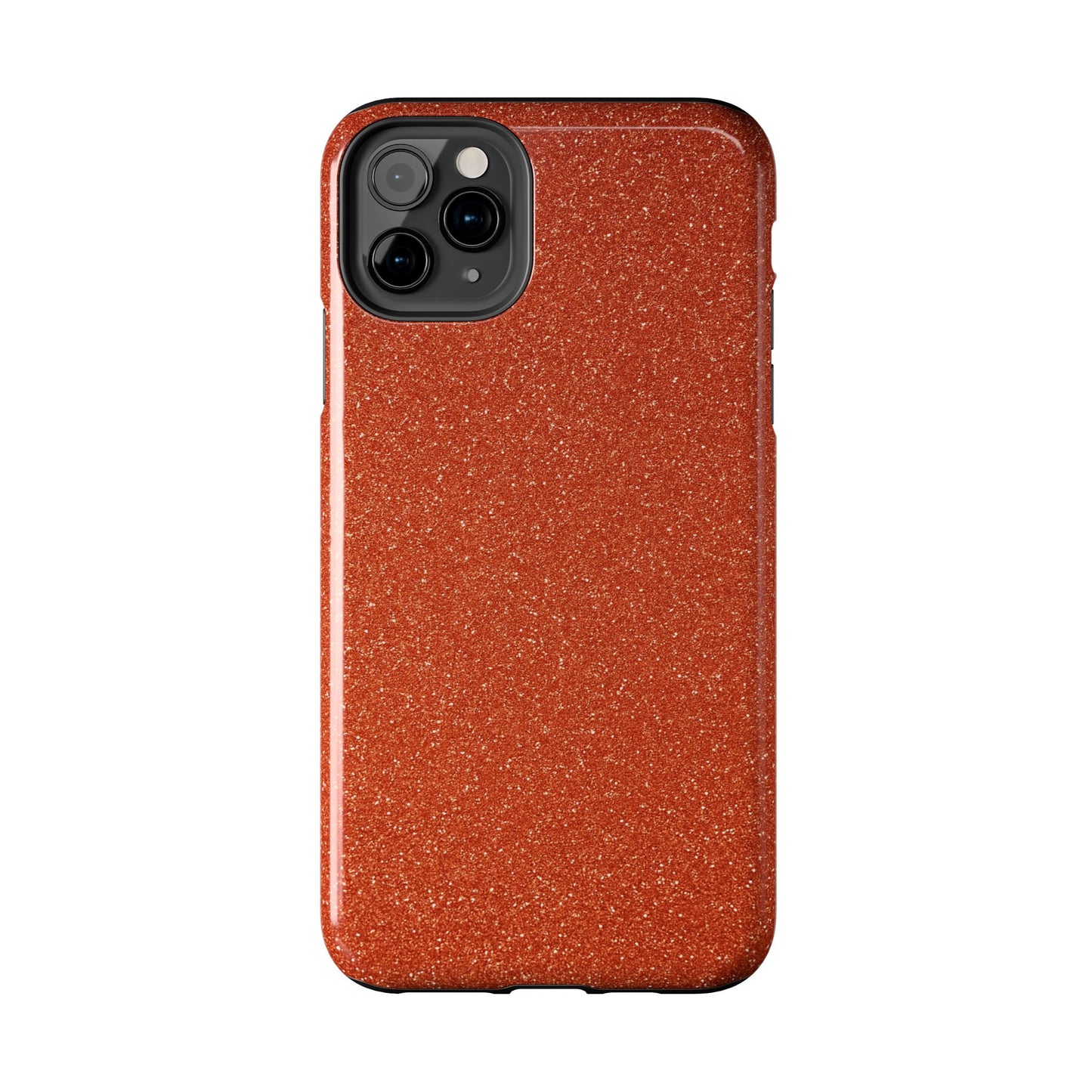Orange Glitter Phone Case