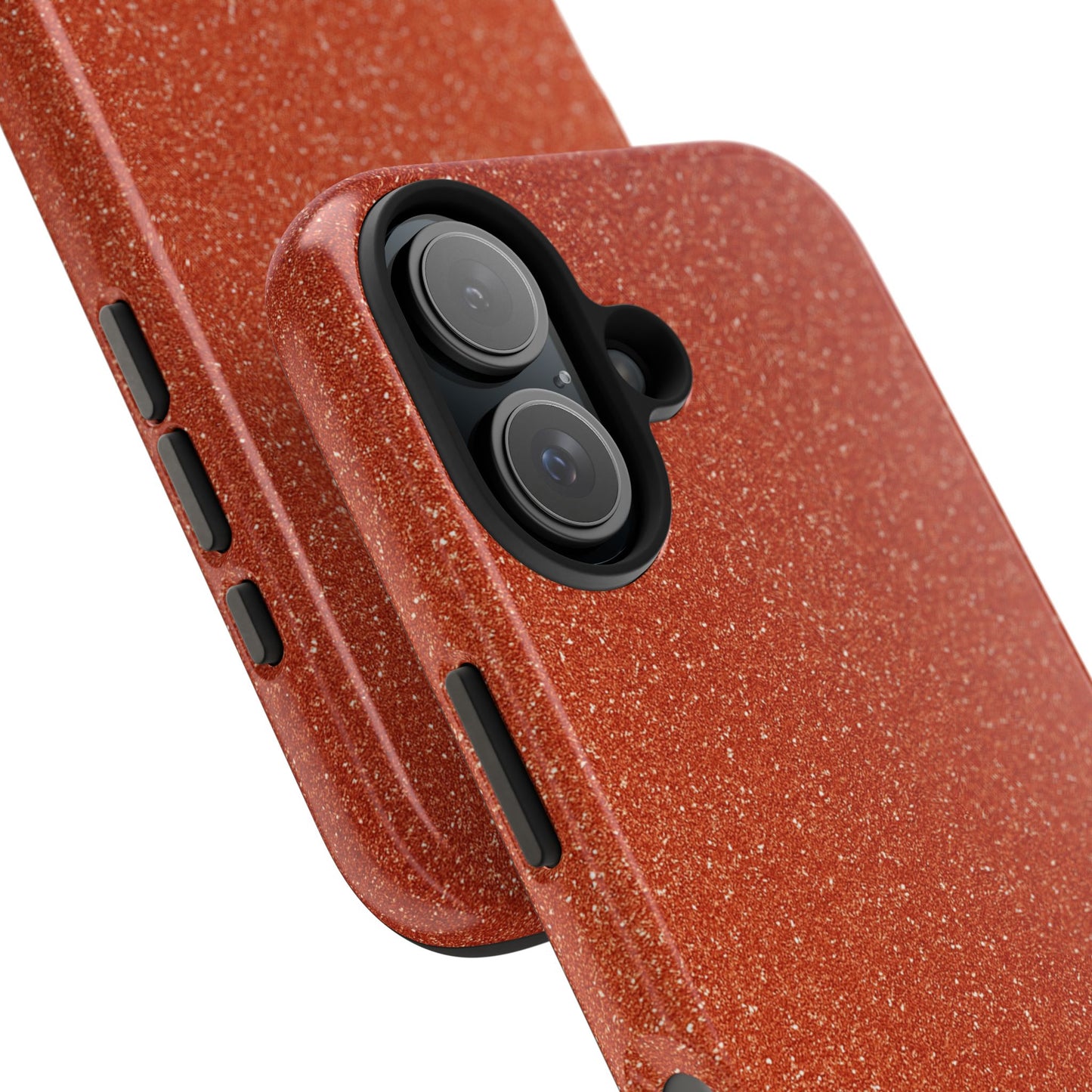 Orange Glitter Phone Case