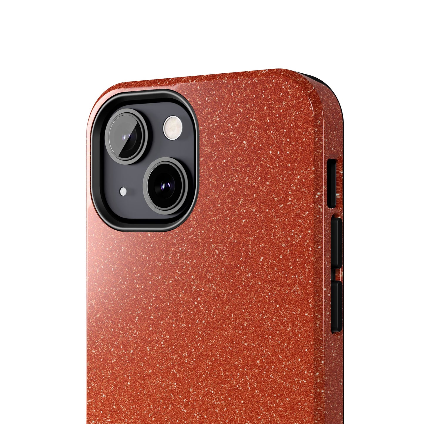 Orange Glitter Phone Case