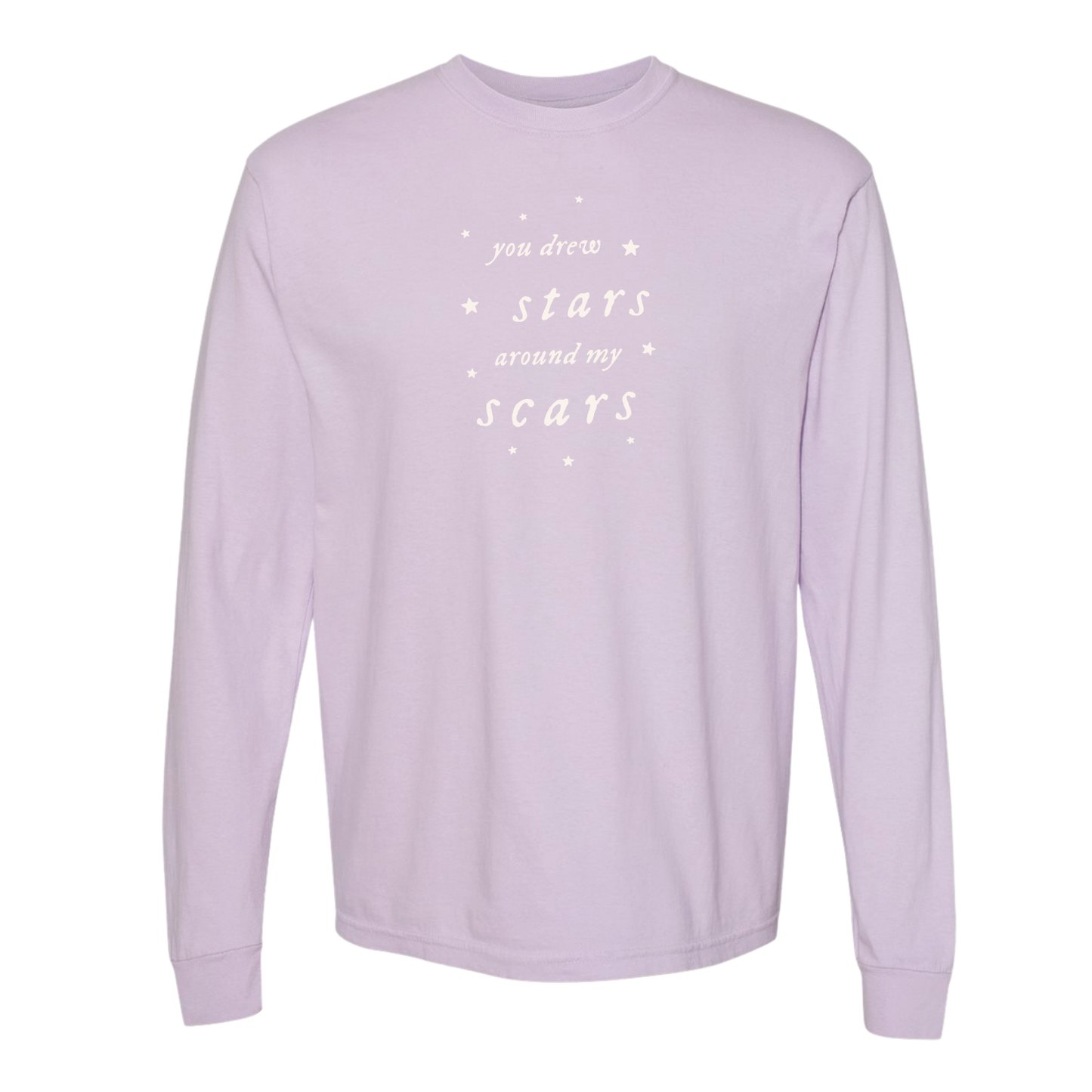 You Drew Stars Around My Scars Long Sleeve Tee