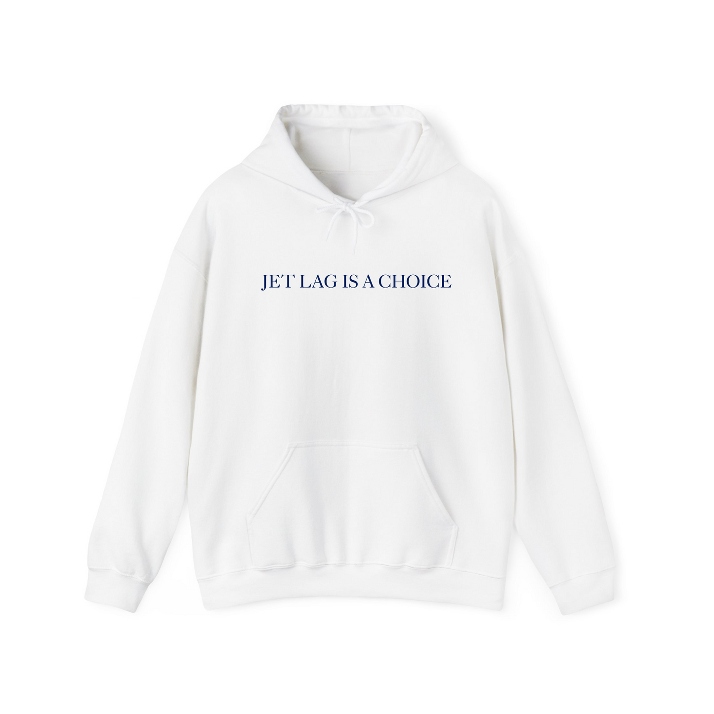 Jet Lag is a Choice Embroidered Hoodie