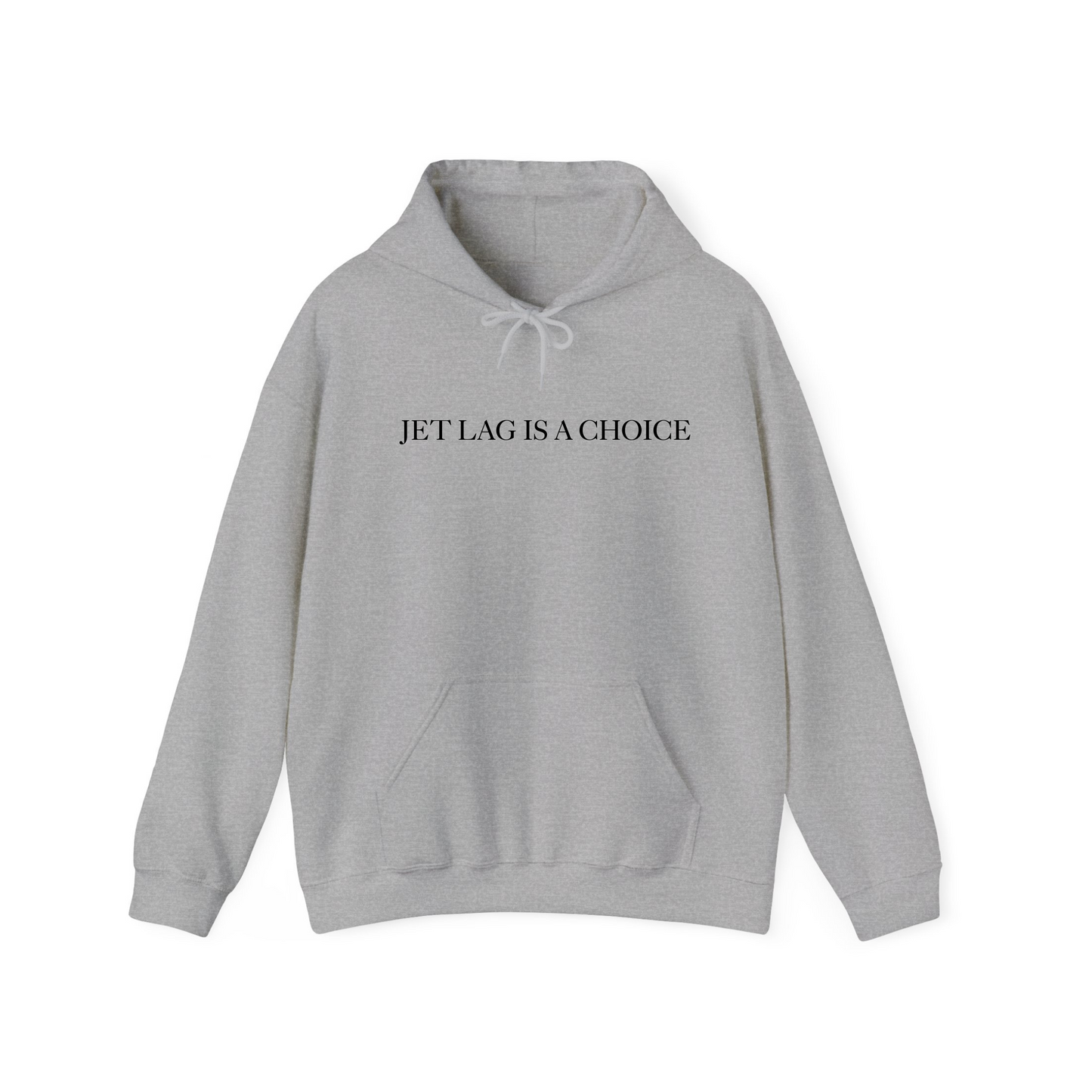 Jet Lag is a Choice Embroidered Hoodie