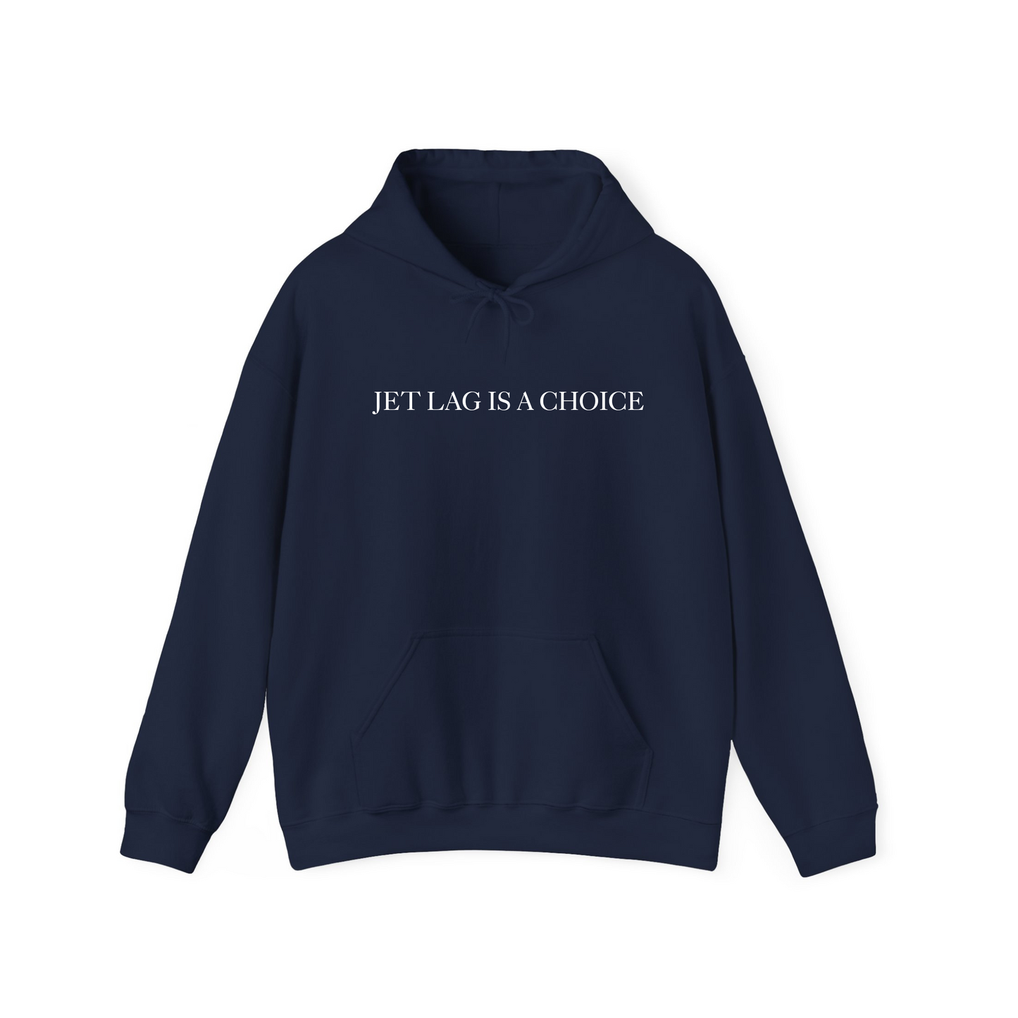 Jet Lag is a Choice Embroidered Hoodie
