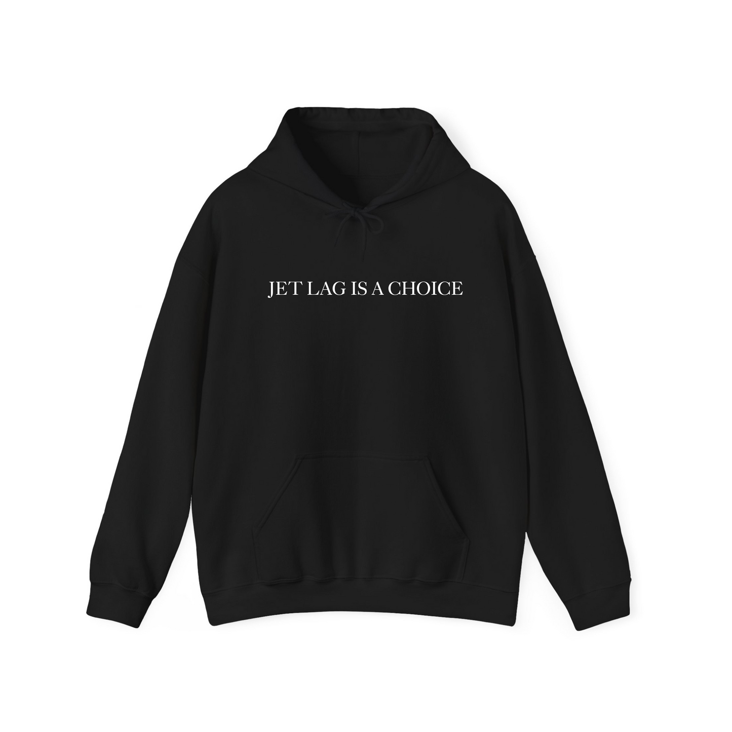 Jet Lag is a Choice Embroidered Hoodie