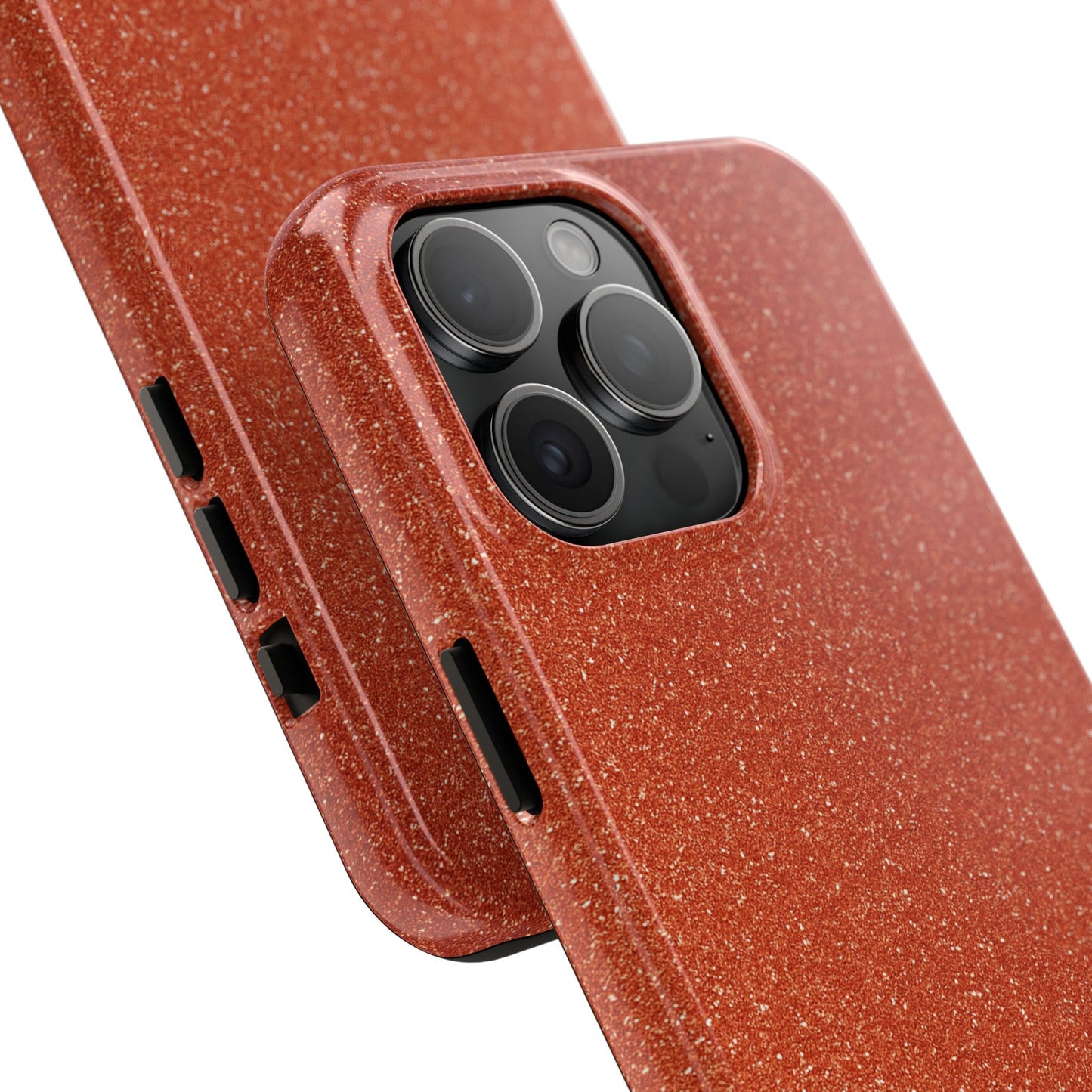 Orange Glitter Phone Case