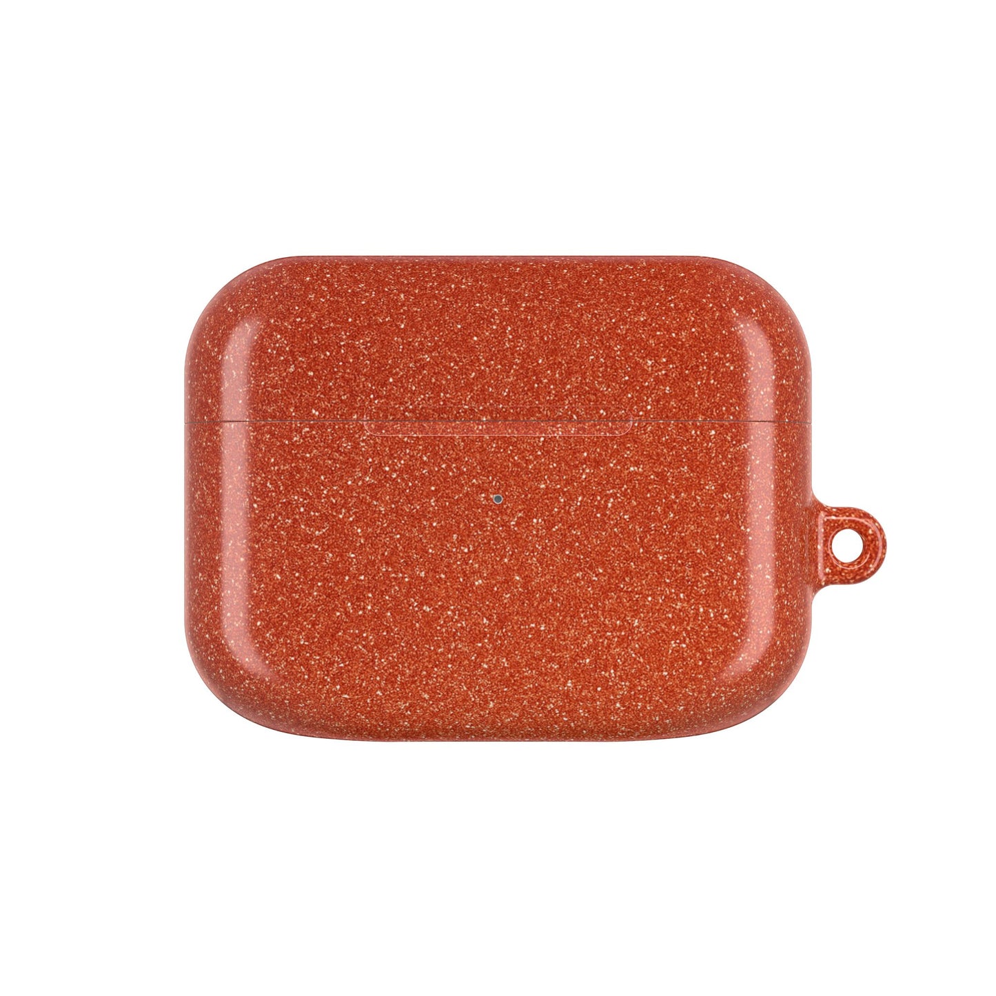 Orange Glitter AirPod Case