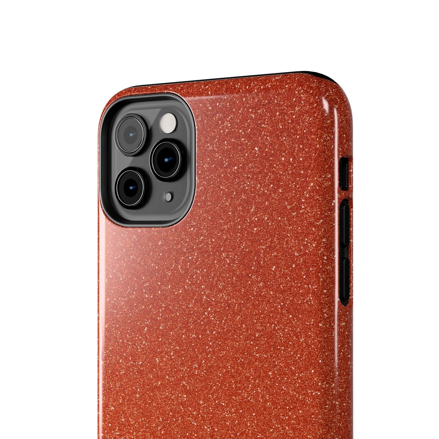 Orange Glitter Phone Case