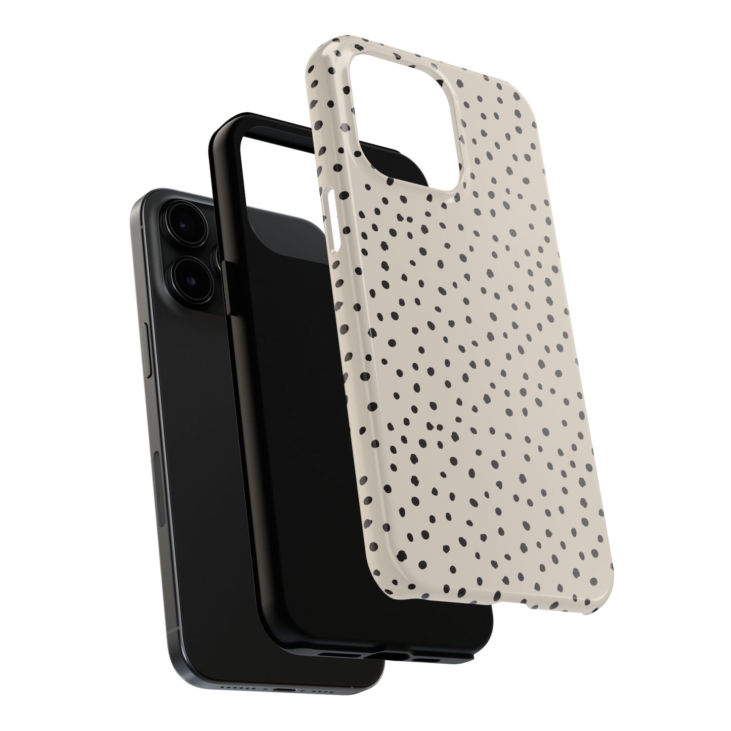 Black Polka Dots Phone Case