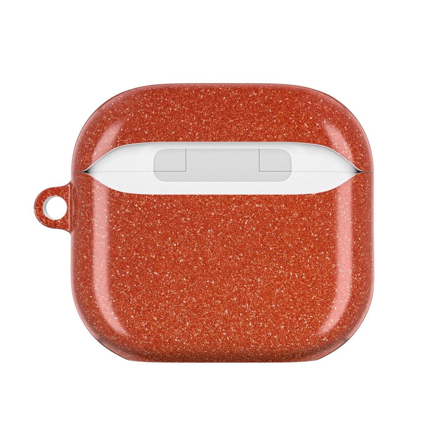 Orange Glitter AirPod Case