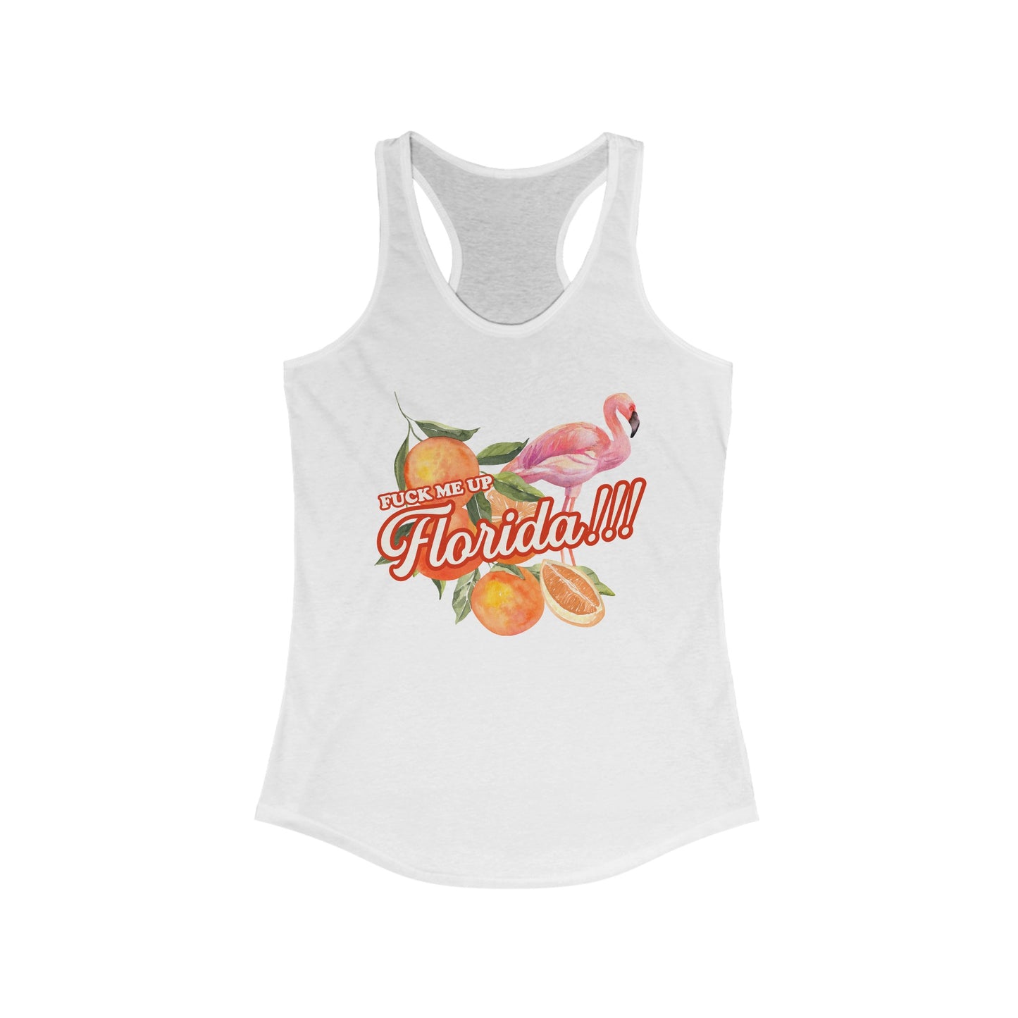 Florida Retro Racerback Tank (Explicit)