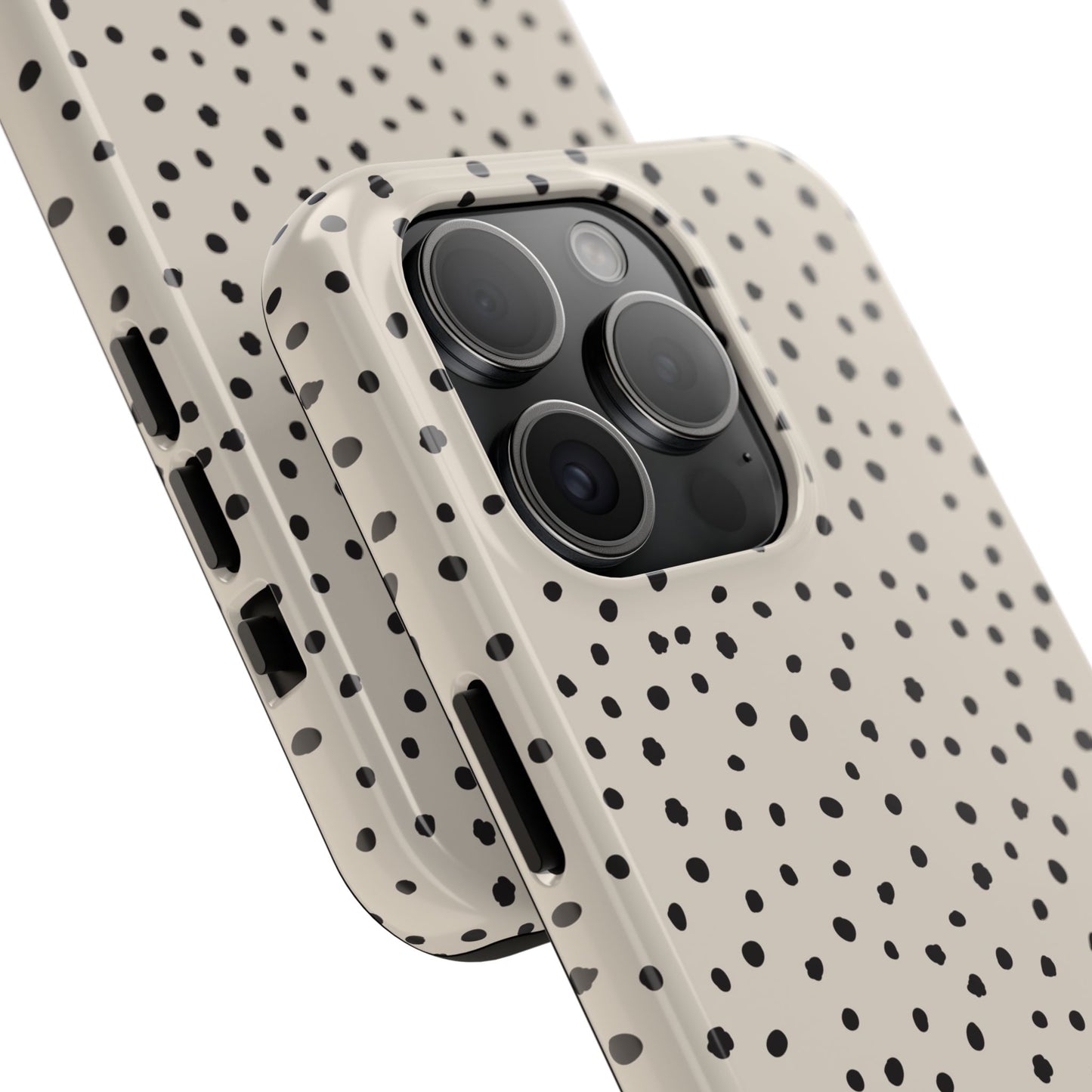 Black Polka Dots Phone Case