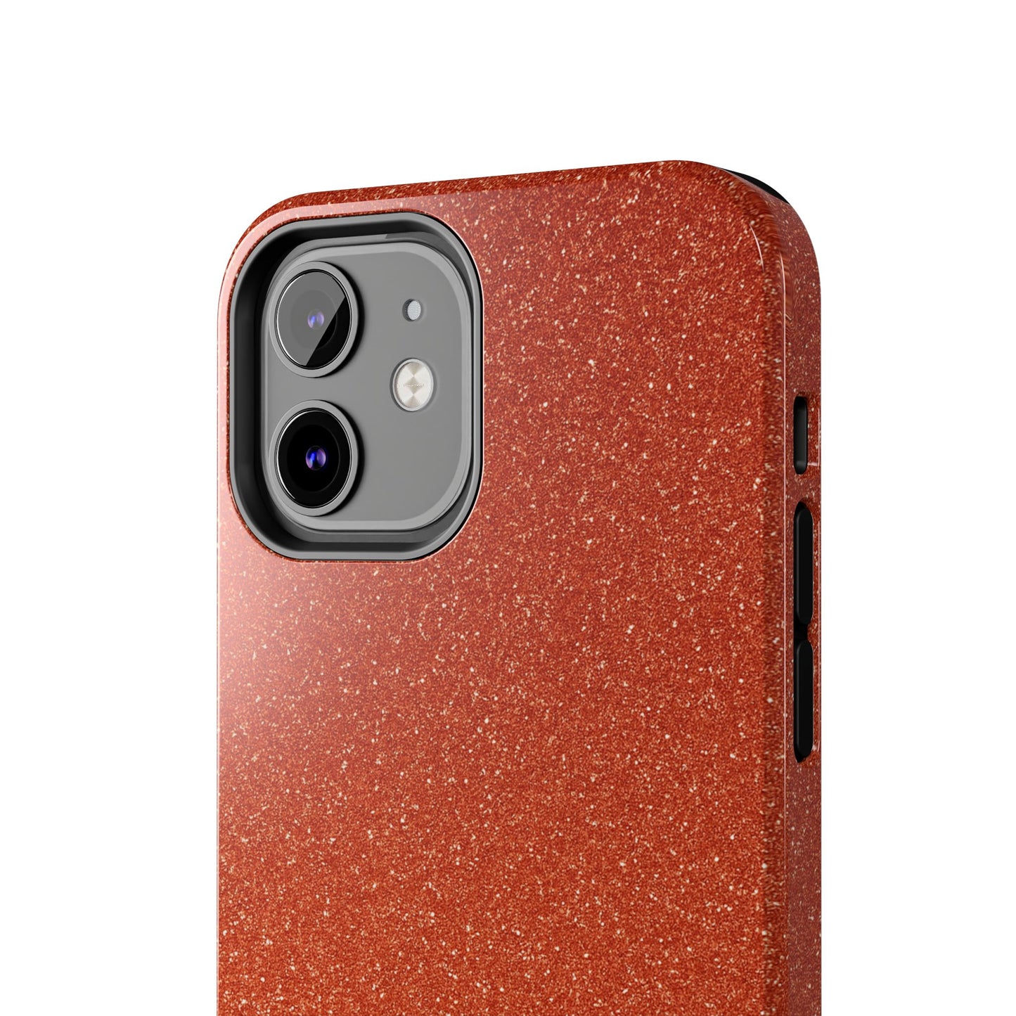 Orange Glitter Phone Case