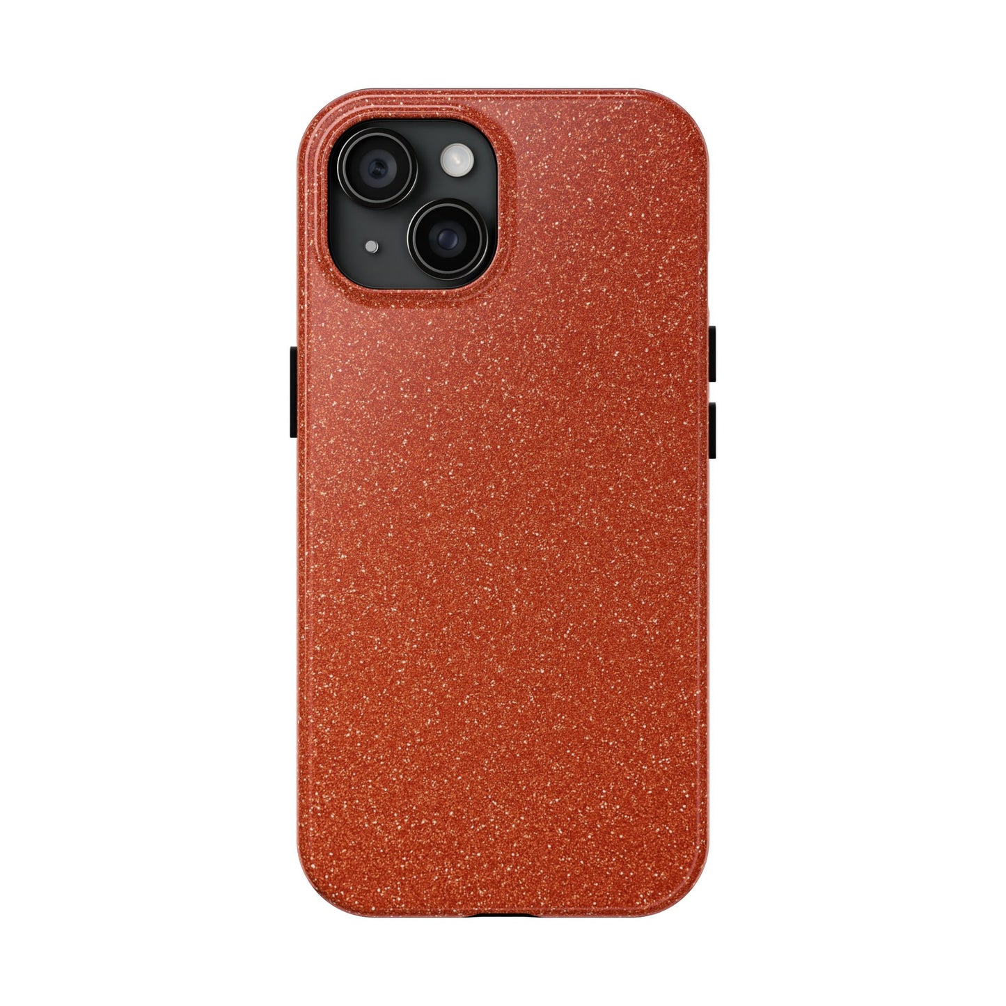Orange Glitter Phone Case
